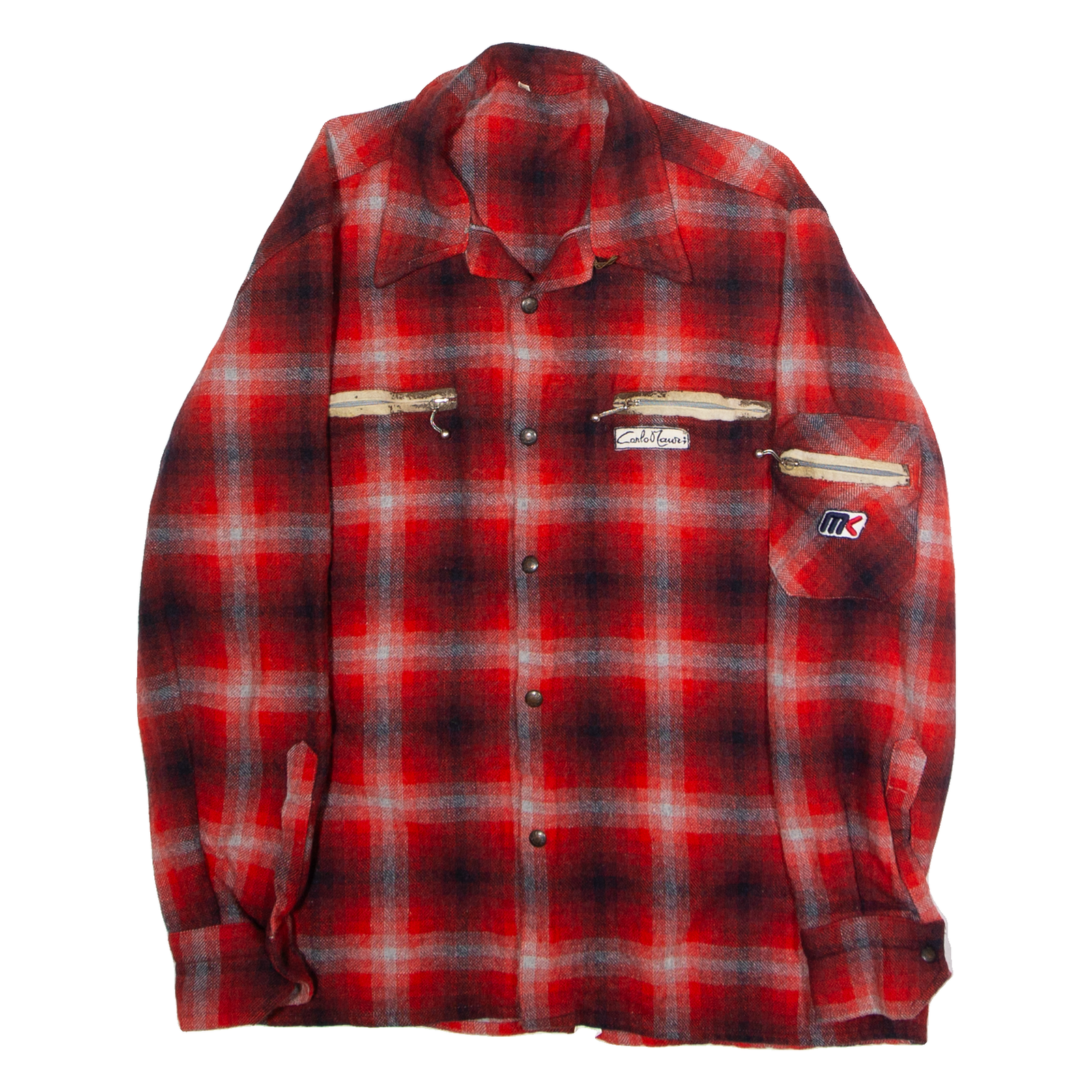 Buy CARLO LAWRI Mens Lumberjack Jacket Red Wool 90s Check S Refurbished - $36.39 CARLO LAWRI Mens Lumberjack Jacket Red Wool 90s Check S Refurbished - N/A refurbished available on Cerqular