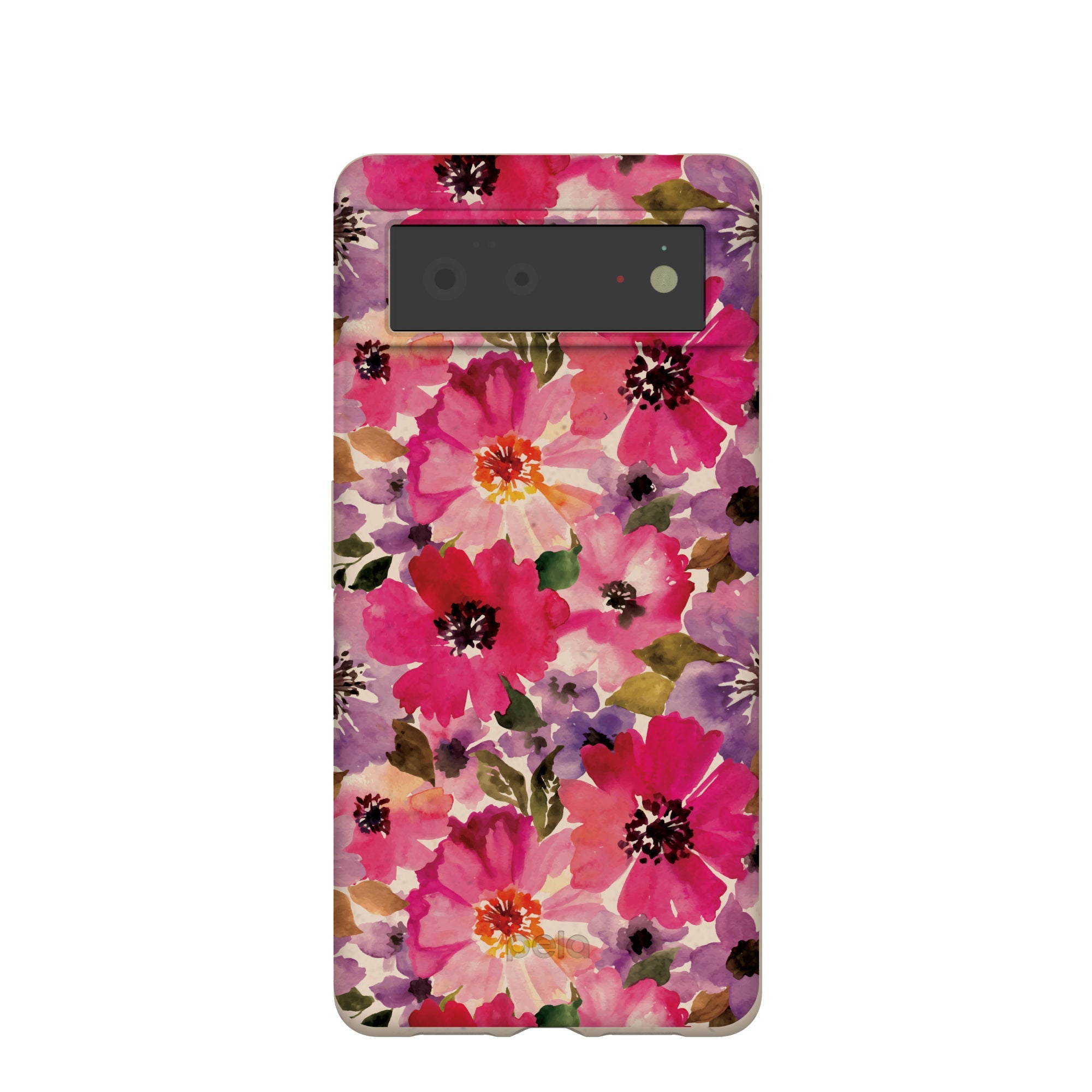 Seashell Painted Petals Google Pixel 6 Case Refurbished - Pela Case refurbished available on Cerqular