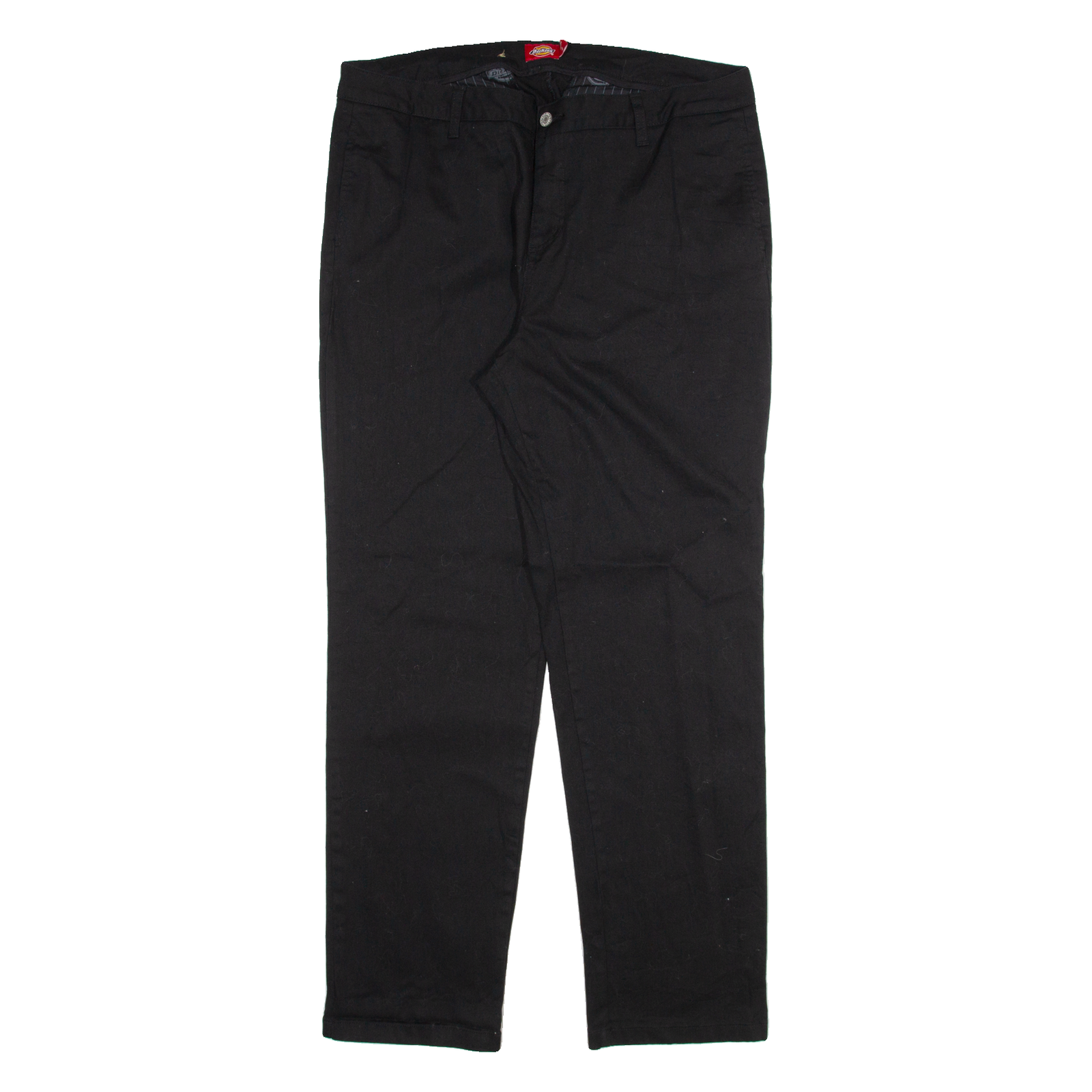 DICKIES Womens Trousers Black Regular Straight W36 L31 Refurbished - N/A refurbished available on Cerqular