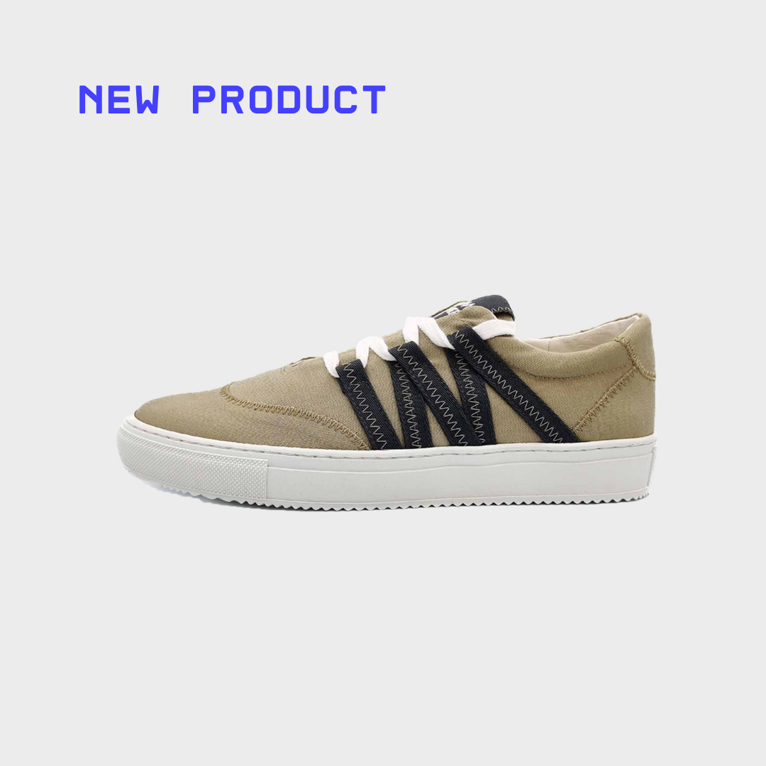 NEW: Sand Phoenix Sneaker | Size: 44 Refurbished - VAER Upcycled Sneakers refurbished available on Cerqular