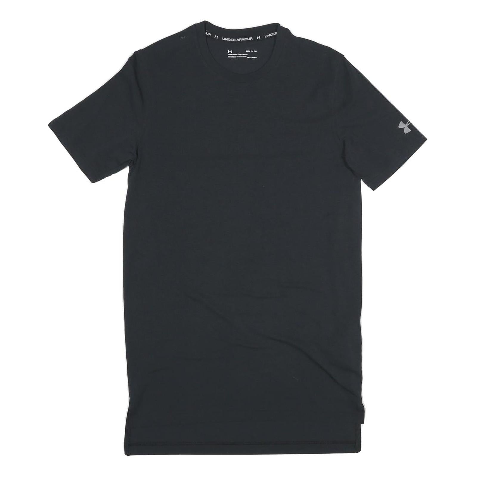 UNDER ARMOUR Womens Black Athletic T-Shirt S Short Sleeve Crew Neck Sport Gym Refurbished - N/A refurbished available on Cerqular