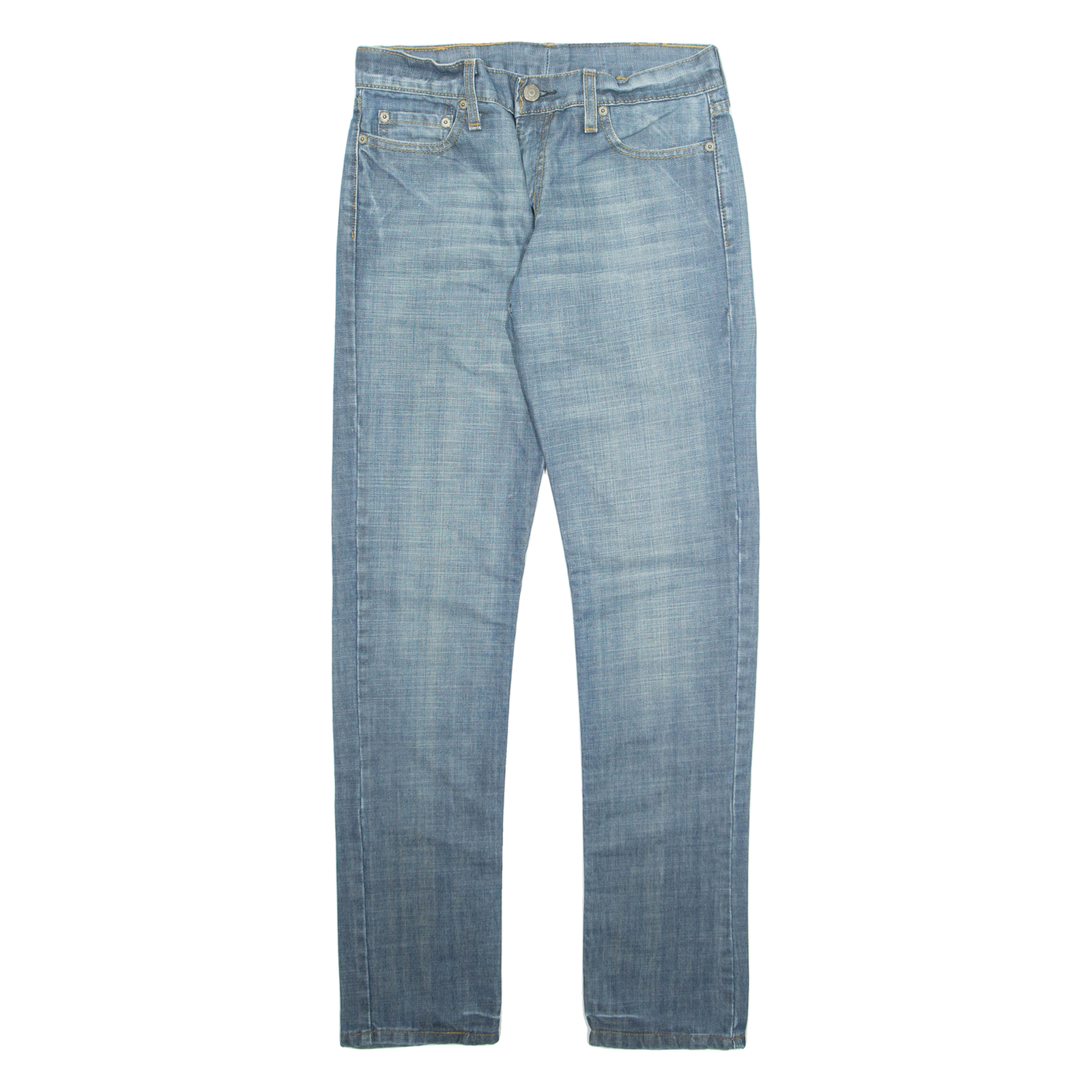 LEVI'S Womens Jeans Blue Regular Tapered Stone Wash W26 L32 Refurbished - N/A refurbished available on Cerqular
