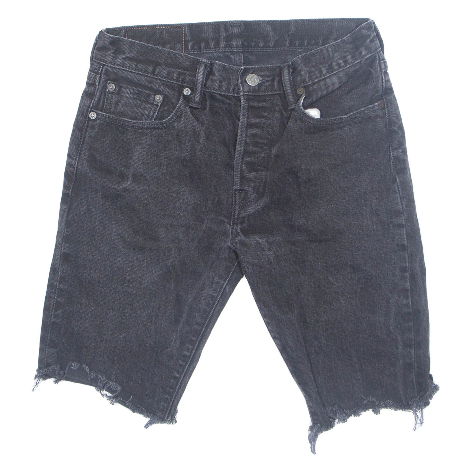 LEVI'S 501 Cut Off Mens Denim Shorts Black S W28 Refurbished - N/A refurbished available on Cerqular