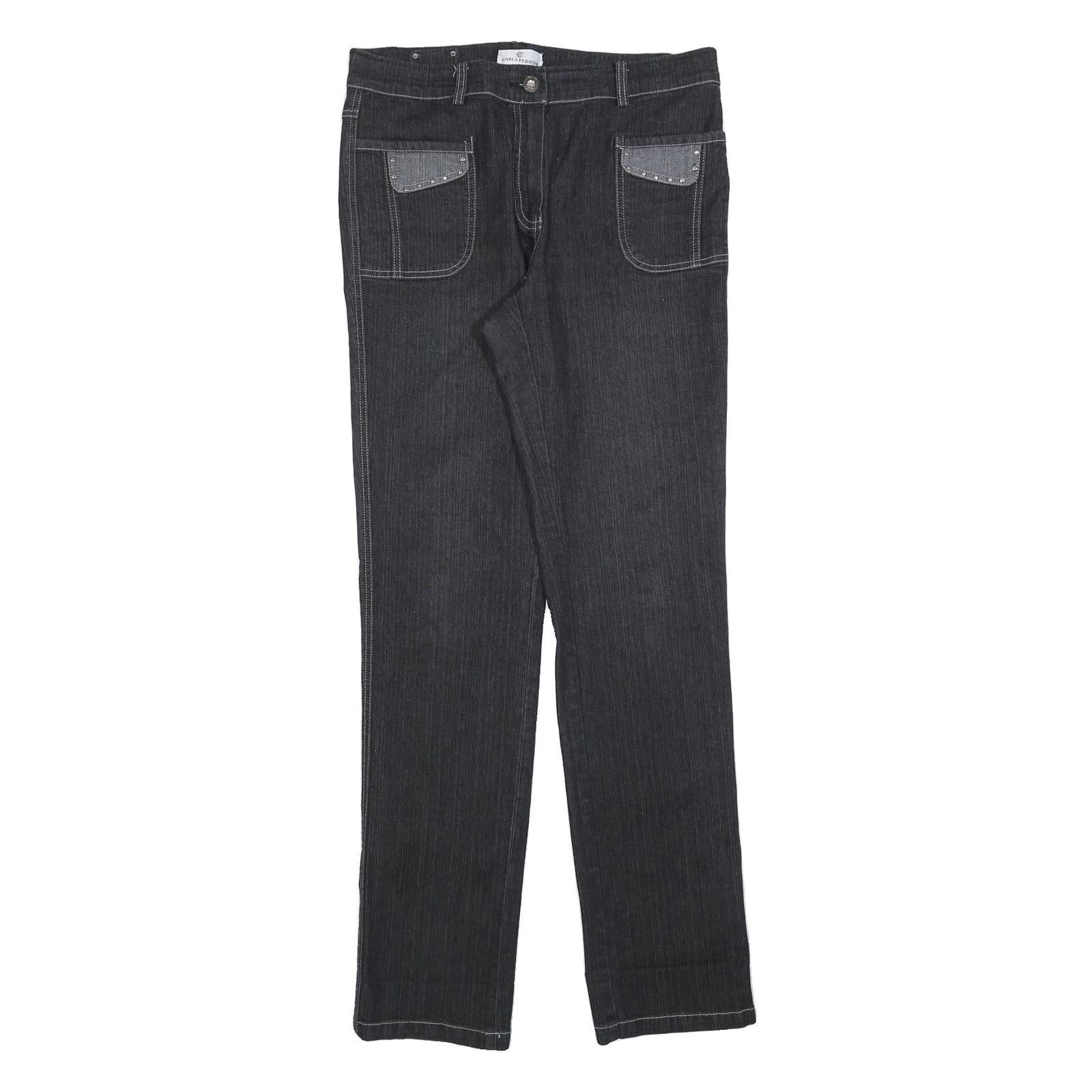 Buy CARLA FERRONI Womens Jeans Black Regular Straight Denim Medium W32 L34 Stylish Refurbished - $23.39 CARLA FERRONI Womens Jeans Black Regular Straight Denim Medium W32 L34 Stylish Refurbished - N/A refurbished available on Cerqular