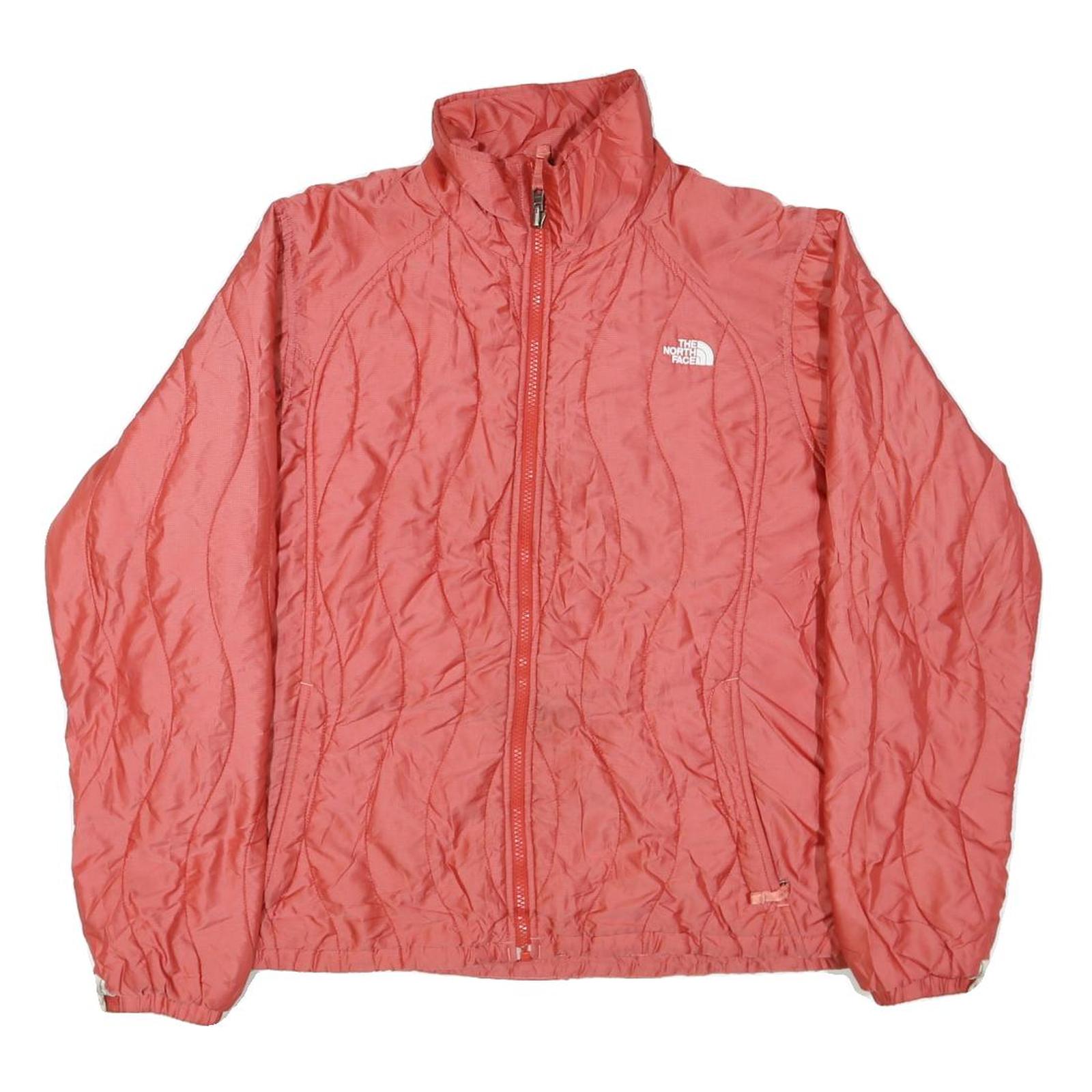 THE NORTH FACE Womens Red Slim Zip Up Polyester Blend Jacket XL Lightweight Refurbished - N/A refurbished available on Cerqular