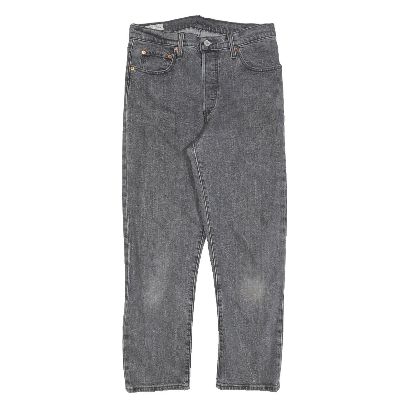 LEVI'S 501 Womens Jeans Regular Straight Denim Medium W29 L26 Classic Fit Button Refurbished - N/A refurbished available on Cerqular