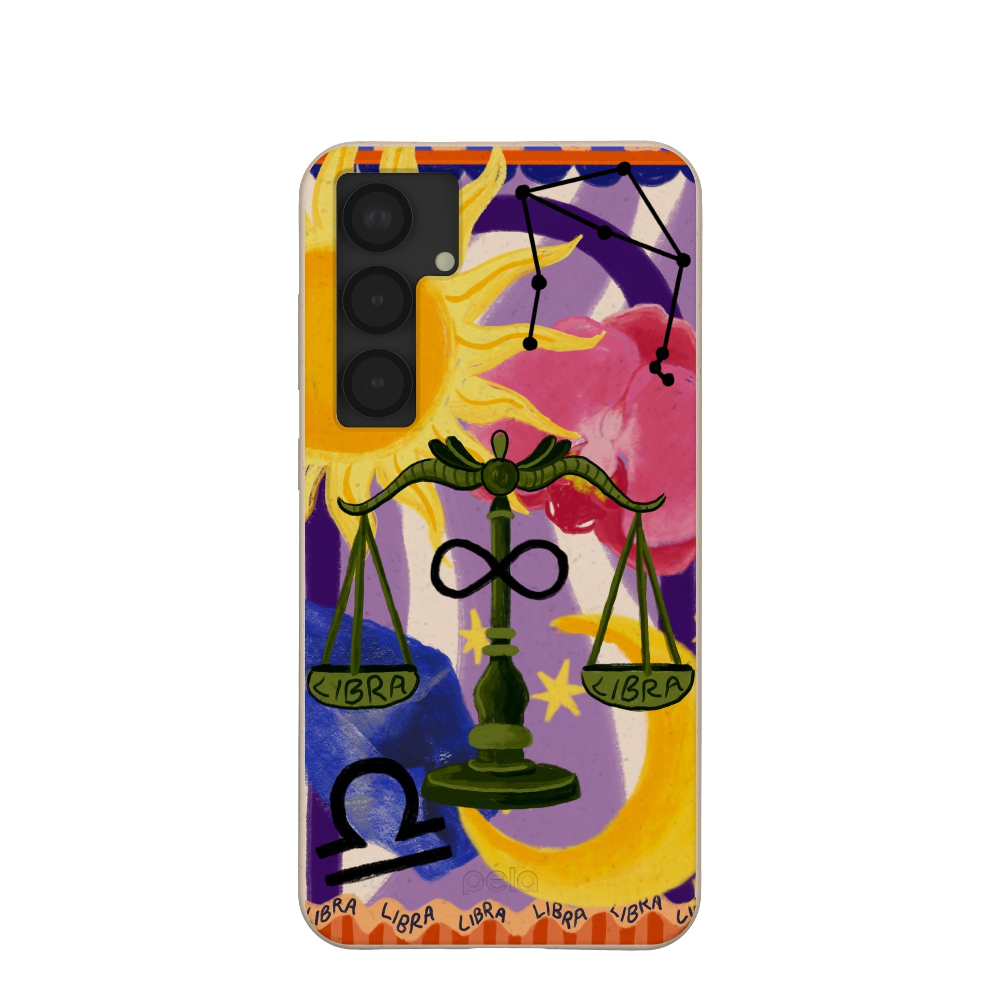 Seashell Libra Scale Samsung Galaxy S25+(Plus) Case Refurbished - Pela Case refurbished available on Cerqular
