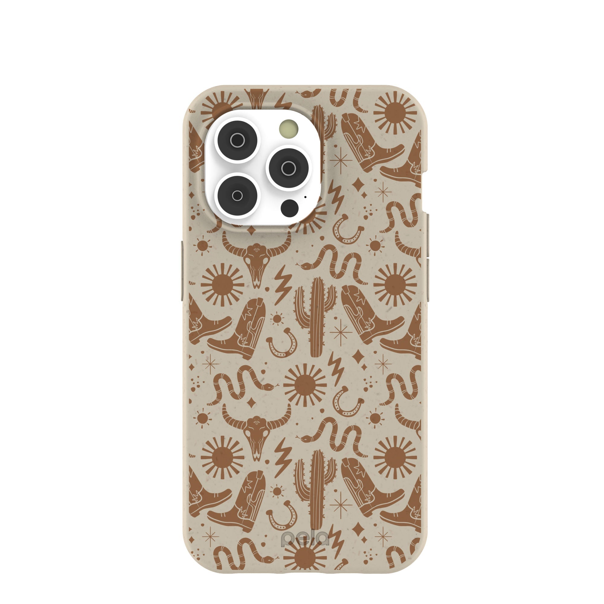 London Fog Wild West iPhone 14 Pro Case Refurbished - Pela Case refurbished available on Cerqular