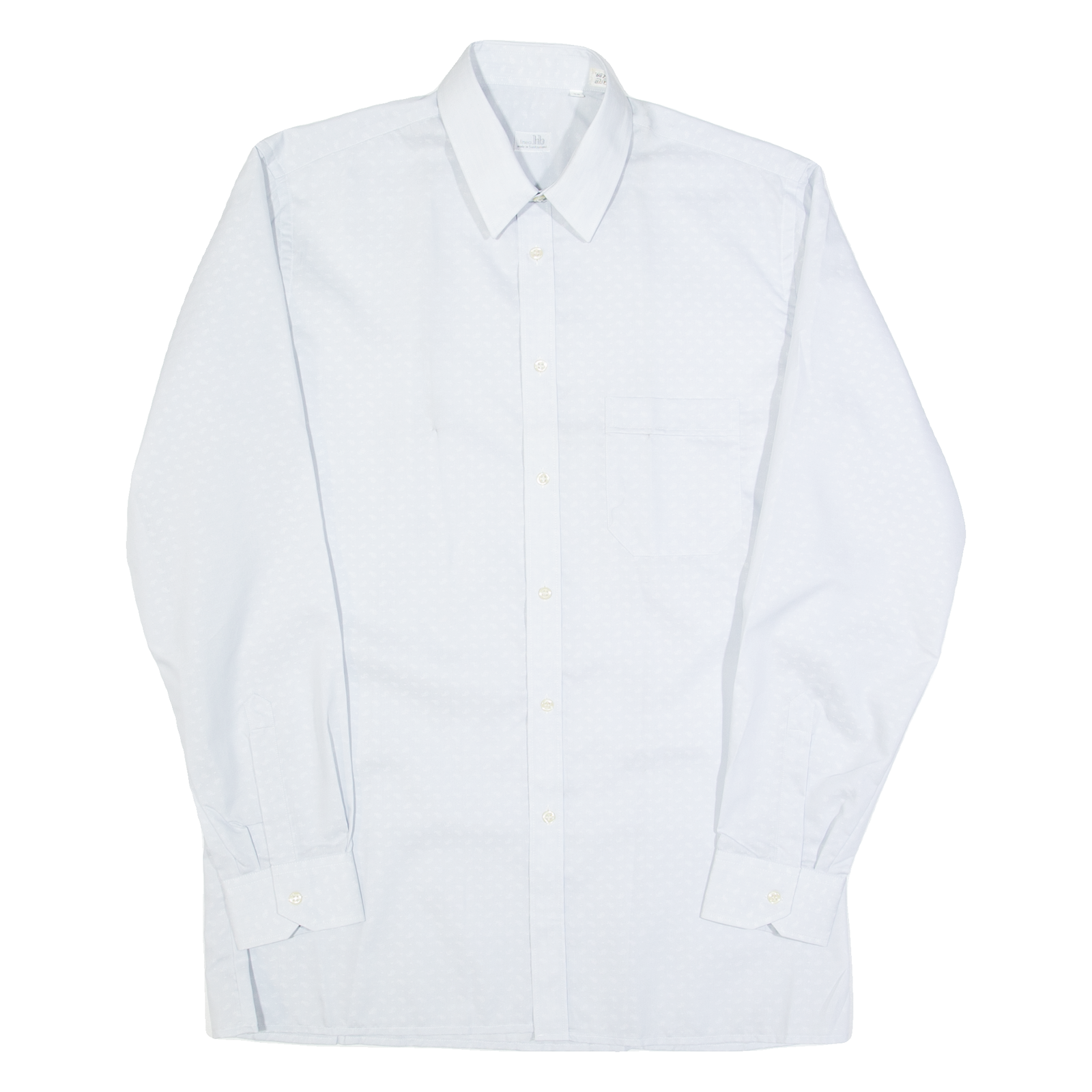 LINEAHB Mens Plain Shirt Grey Long Sleeve M Refurbished - N/A refurbished available on Cerqular