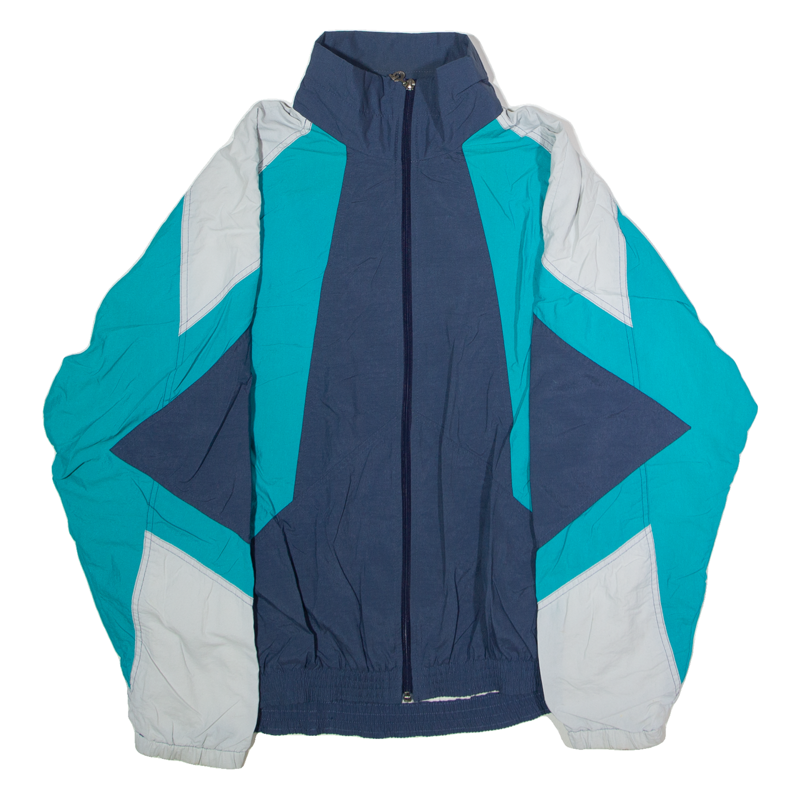 GONSO Mens Shell Jacket Blue 90s Colourblock M Refurbished - N/A refurbished available on Cerqular