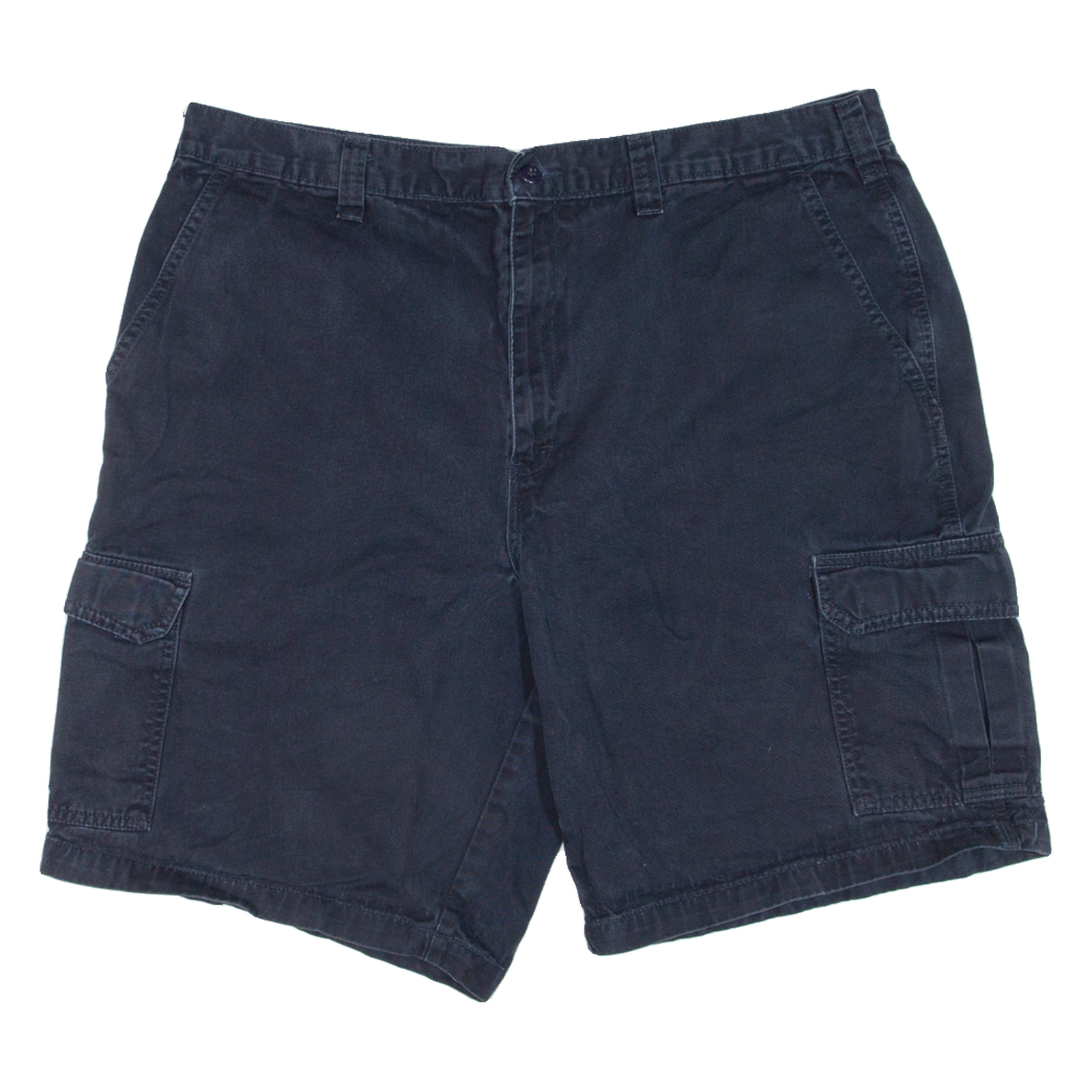 DICKIES Womens Cargo Shorts Blue Relaxed L W36 Refurbished - N/A refurbished available on Cerqular