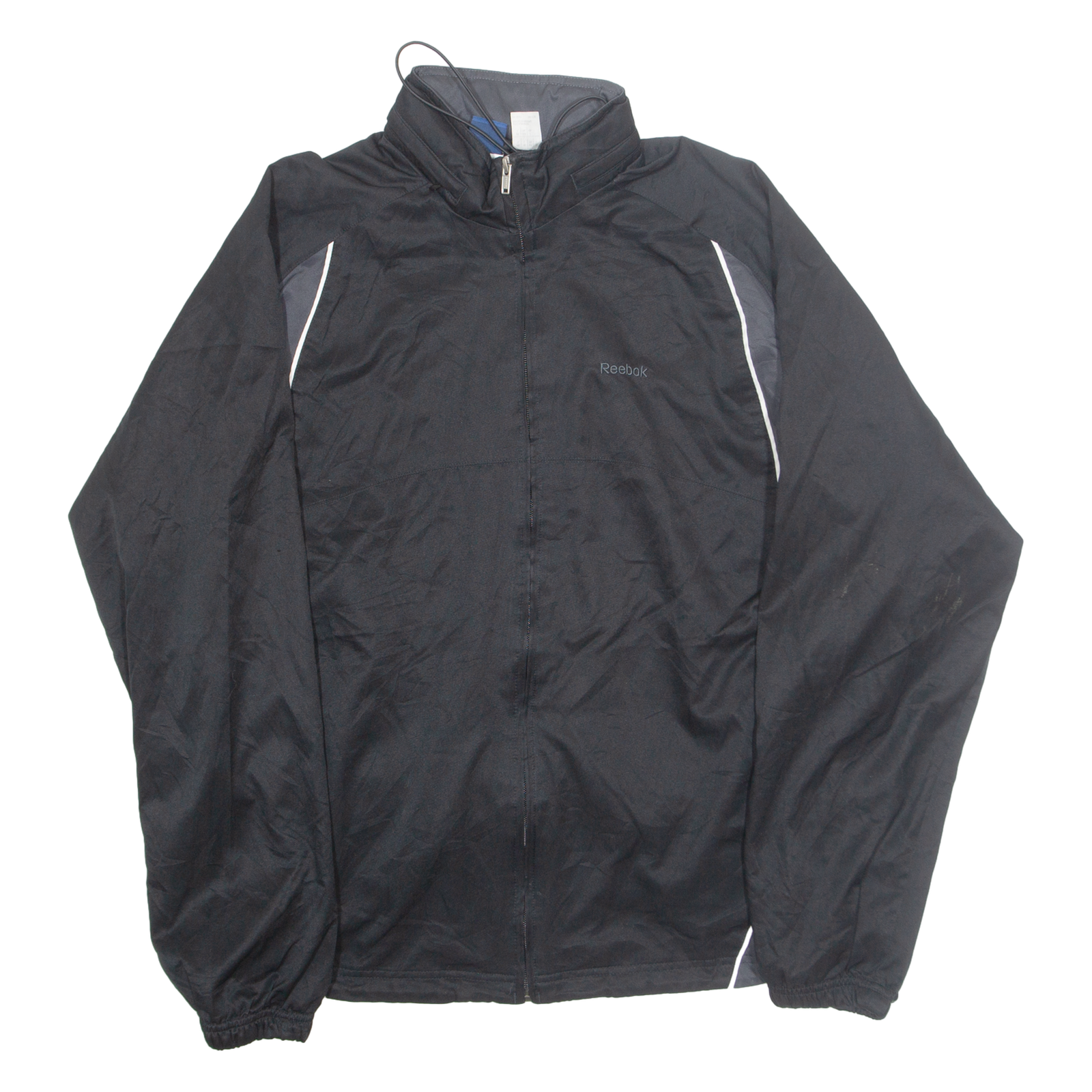 REEBOK Mens Rain Jacket Black L Refurbished - N/A refurbished available on Cerqular