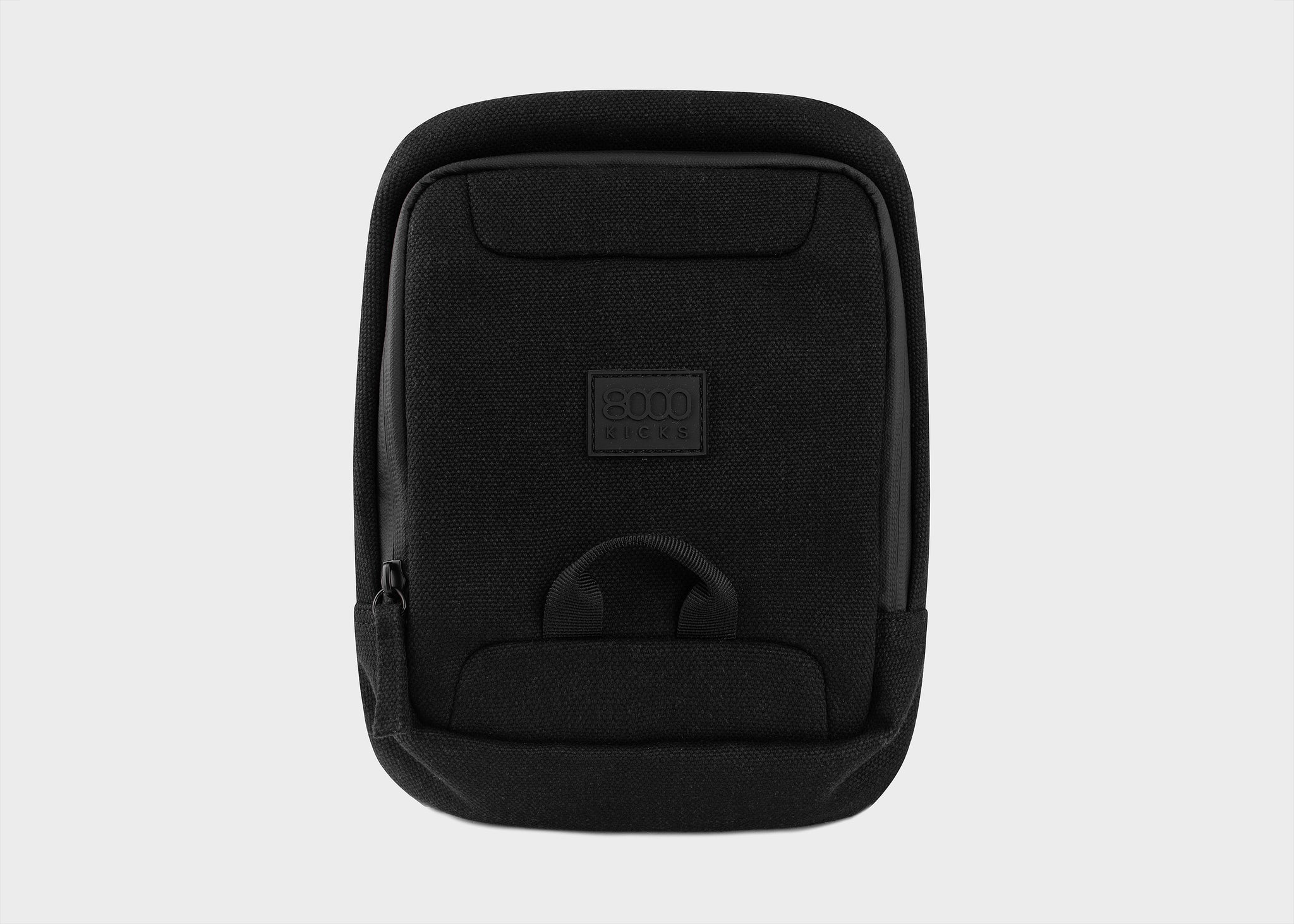Front/Shoulder Hemp Bag | Color: Full Black Refurbished - 8000Kicks refurbished available on Cerqular