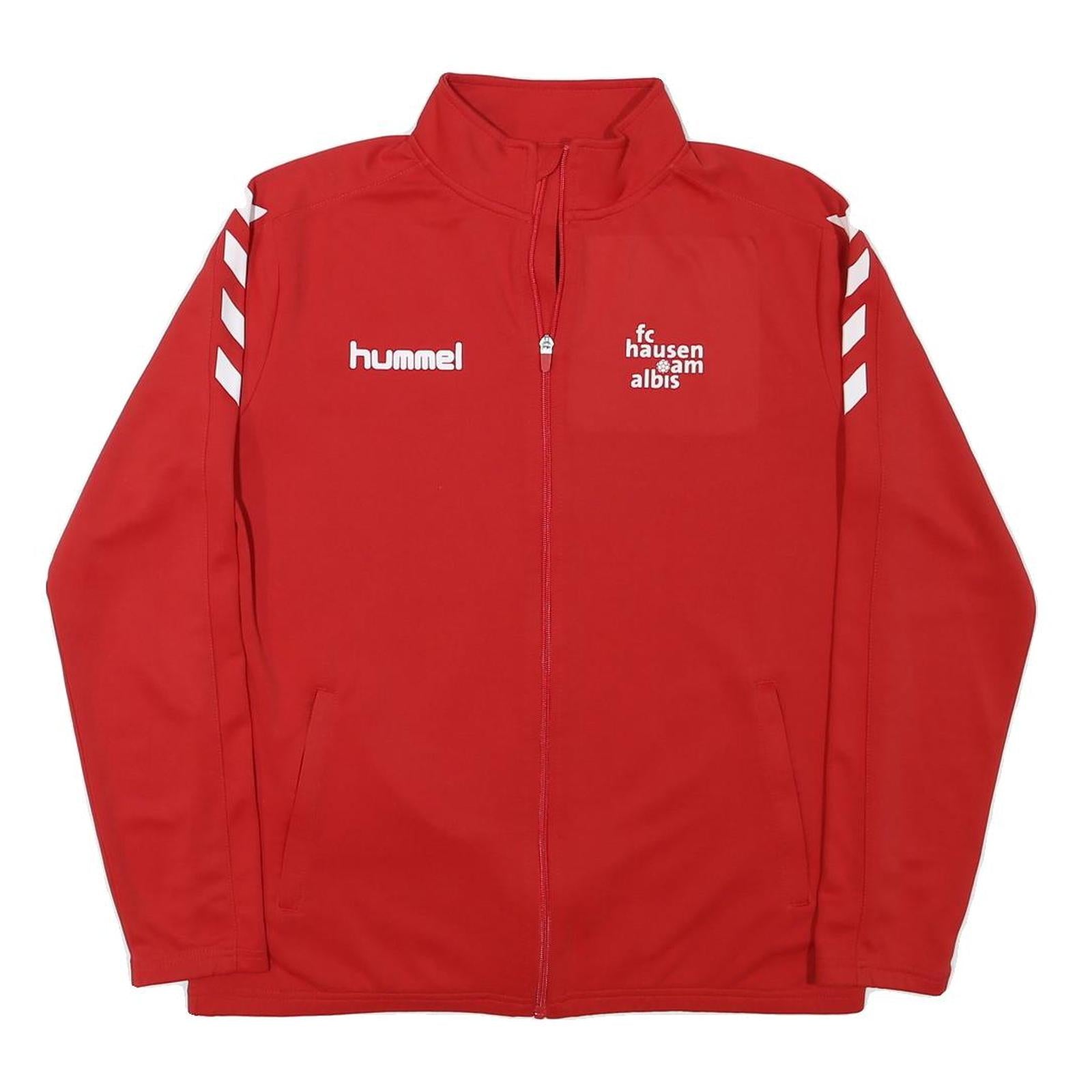 Buy HUMMEL Mens Red Zip Jacket L Polyester Blend Plain Sportswear Training Track Top Refurbished - $41.59 HUMMEL Mens Red Zip Jacket L Polyester Blend Plain Sportswear Training Track Top Refurbished - N/A refurbished available on Cerqular