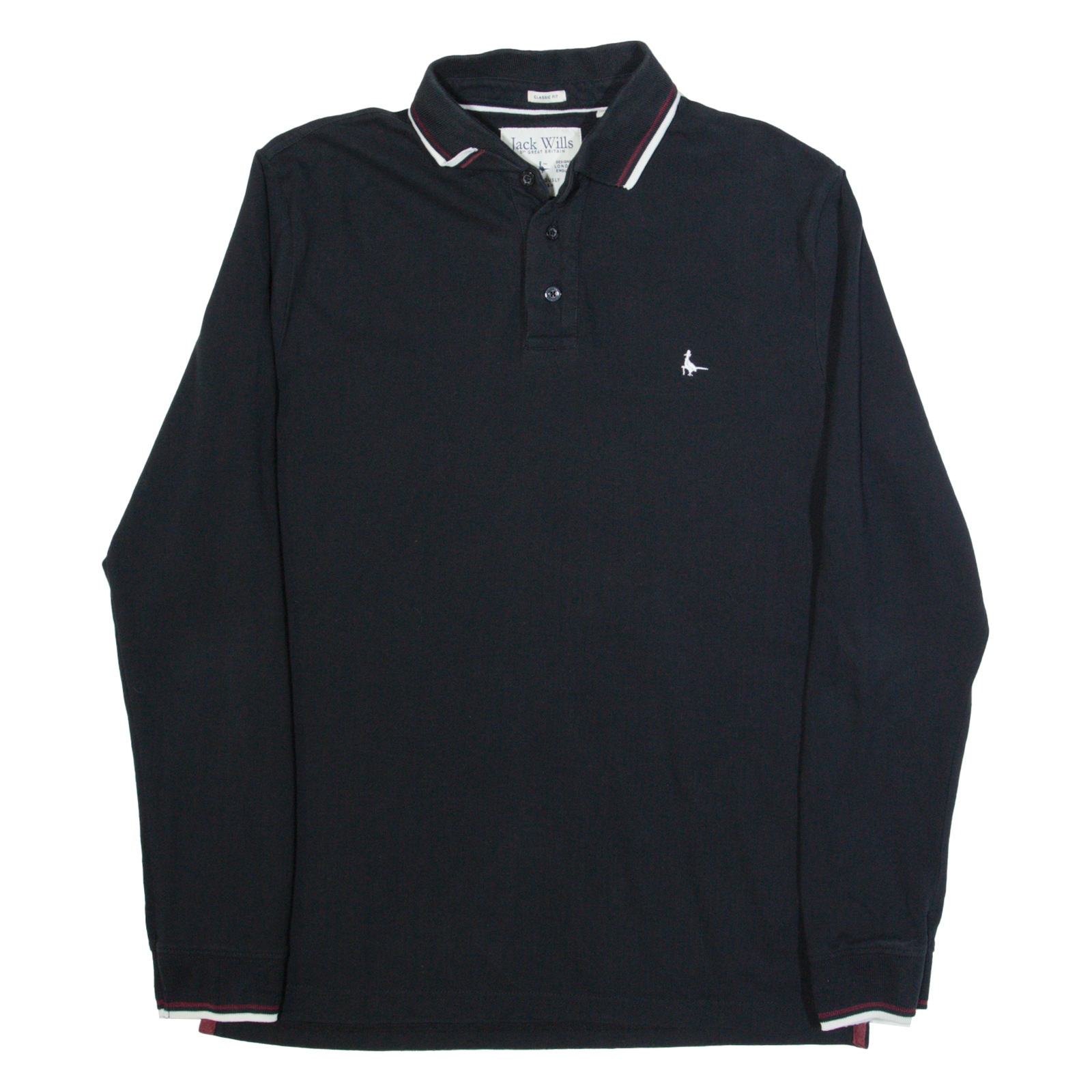 Buy JACK WILLS Mens Polo Shirt Black Long Sleeve M Refurbished - $41.59 JACK WILLS Mens Polo Shirt Black Long Sleeve M Refurbished - N/A refurbished available on Cerqular