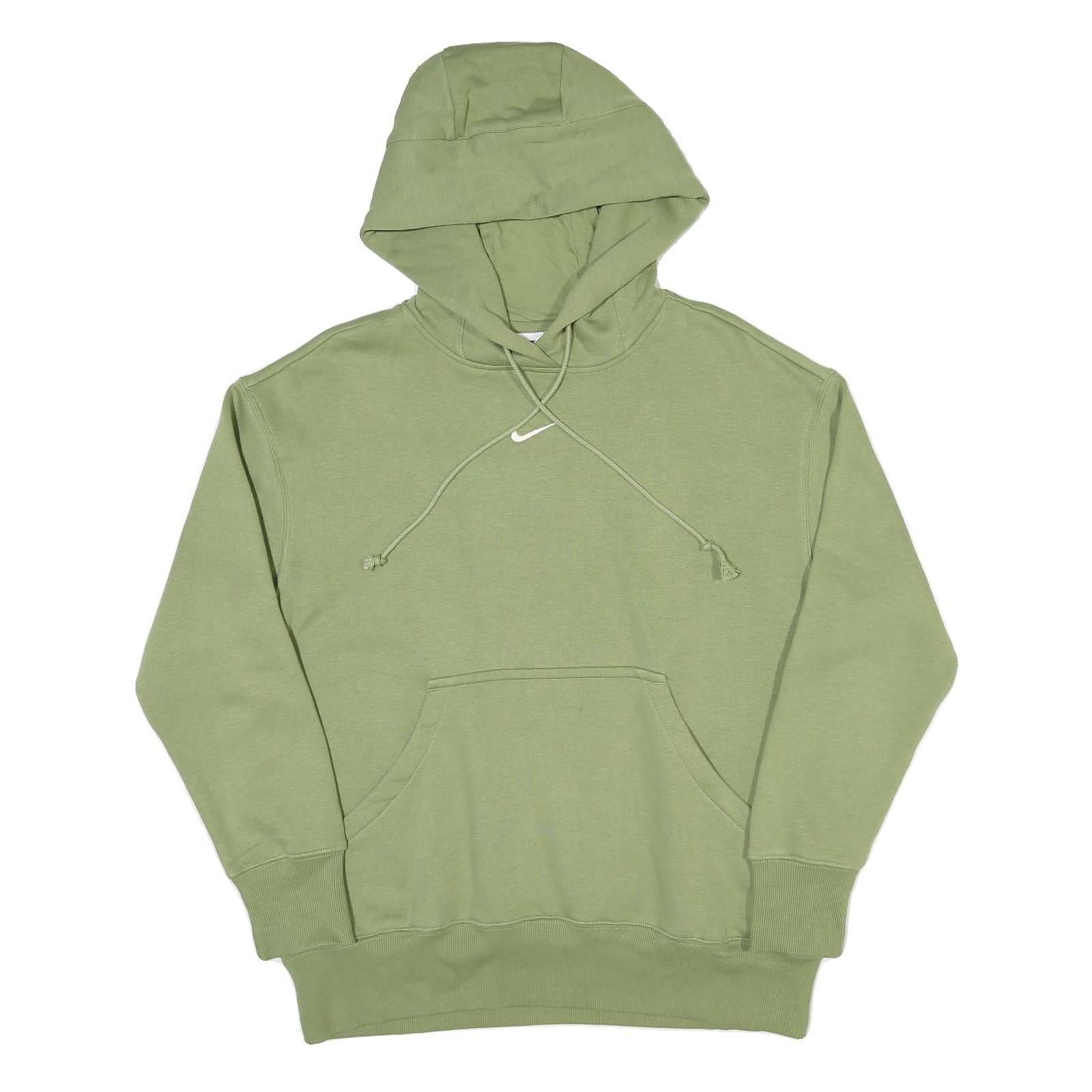 NIKE Mens Green Pullover Hoodie S S Hooded Sweatshirt Cotton Blend Refurbished - N/A refurbished available on Cerqular