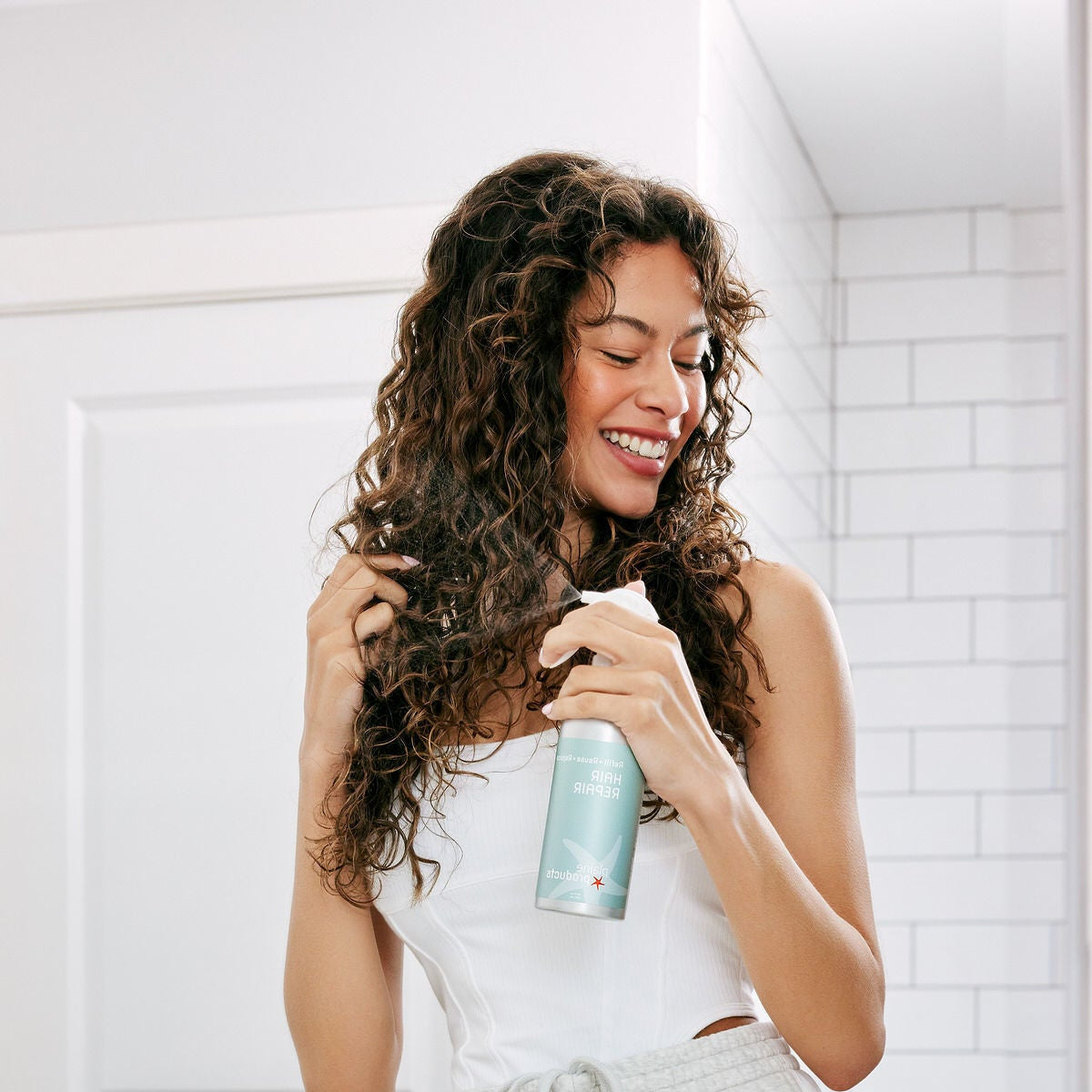 Hair Repair | Scent: Green Tea | Size: 10 oz | Pump: 10oz Spray ($0.75) Refurbished - Plaine Products refurbished available on Cerqular
