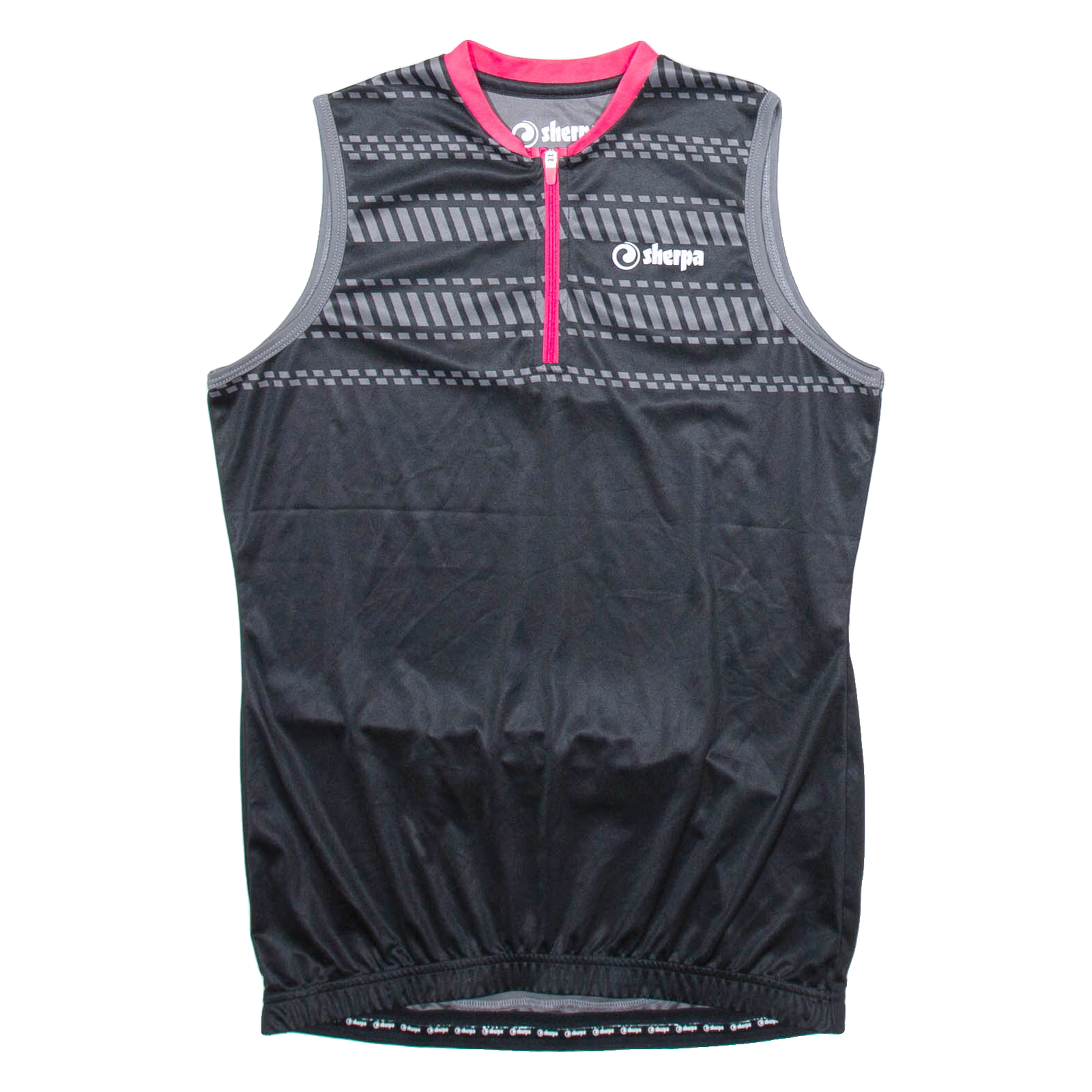 SHERPA Cycling Womens Jersey Black Sleeveless 1/4 Zip S Refurbished - N/A refurbished available on Cerqular