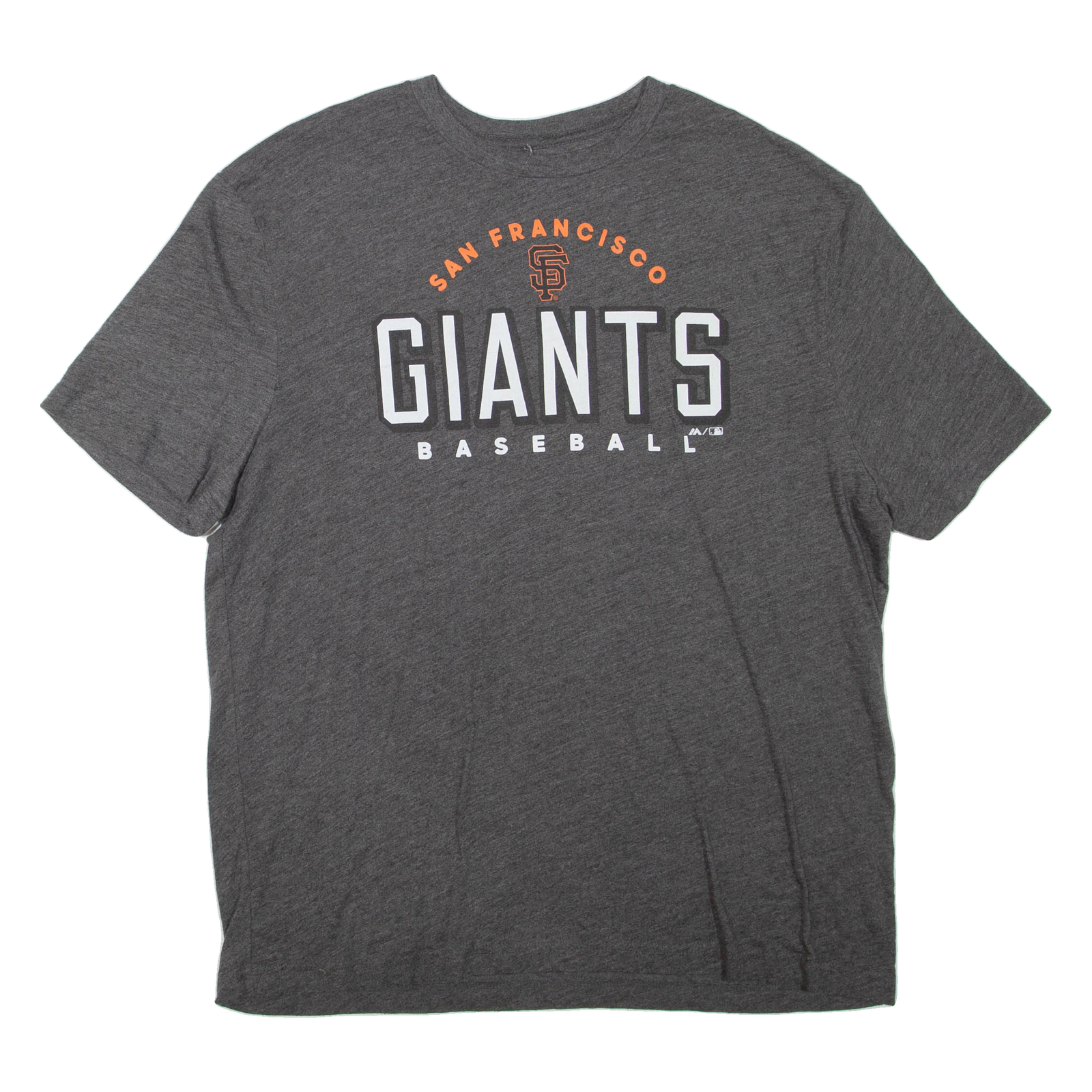 MAJESTIC San Francisco Giants Baseball Mens T-Shirt Grey USA XL Refurbished - N/A refurbished available on Cerqular
