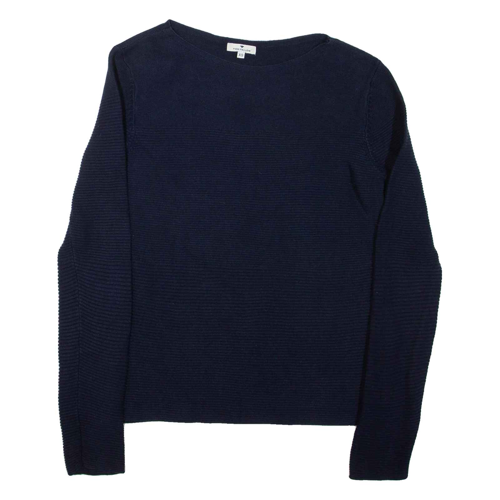 TOM TAILOR Womens Jumper Blue Tight Knit XS Refurbished - N/A refurbished available on Cerqular
