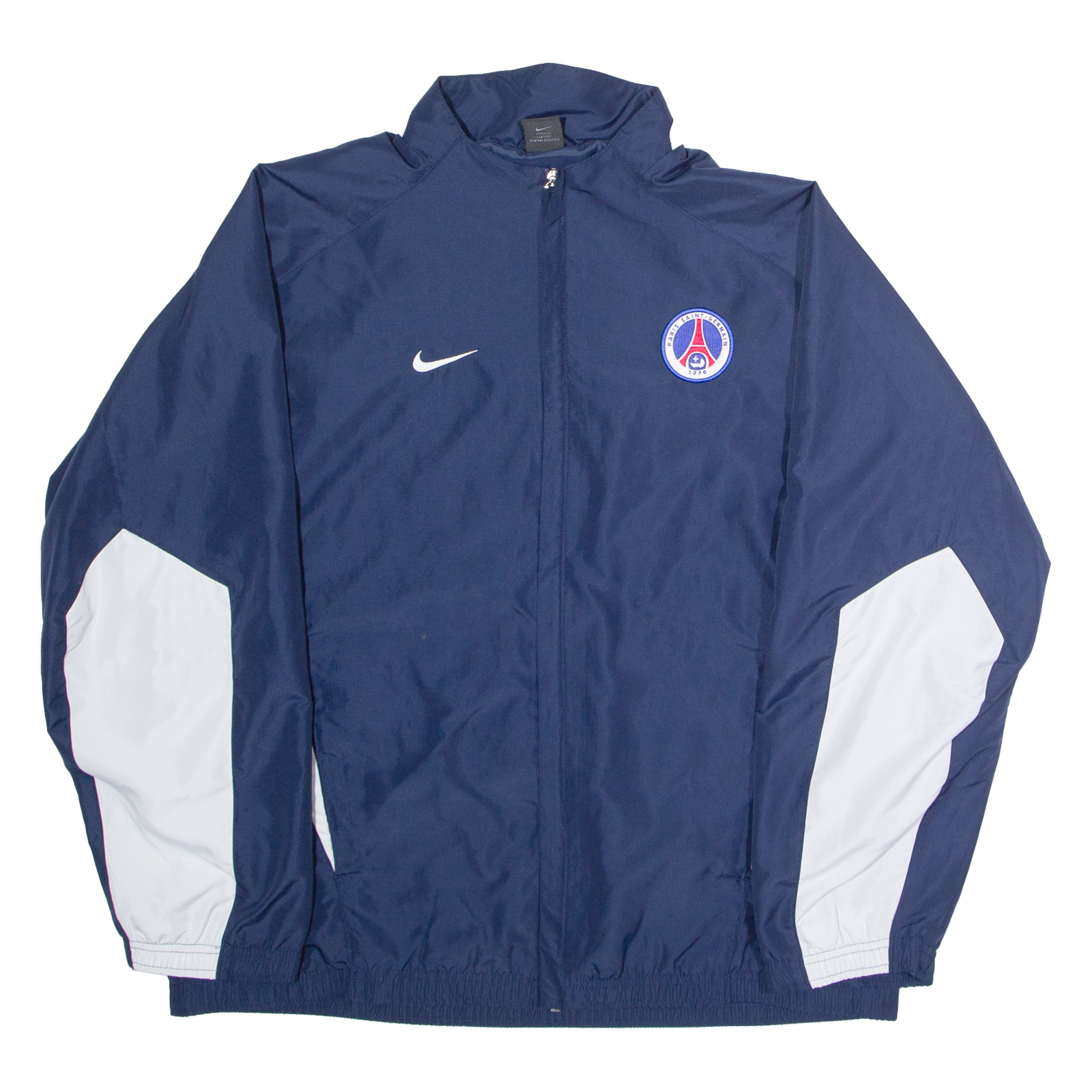 Buy NIKE Paris St Germain Mens Windbreaker Jacket Blue Colourblock L Refurbished - $81.89 NIKE Paris St Germain Mens Windbreaker Jacket Blue Colourblock L Refurbished - N/A refurbished available on Cerqular