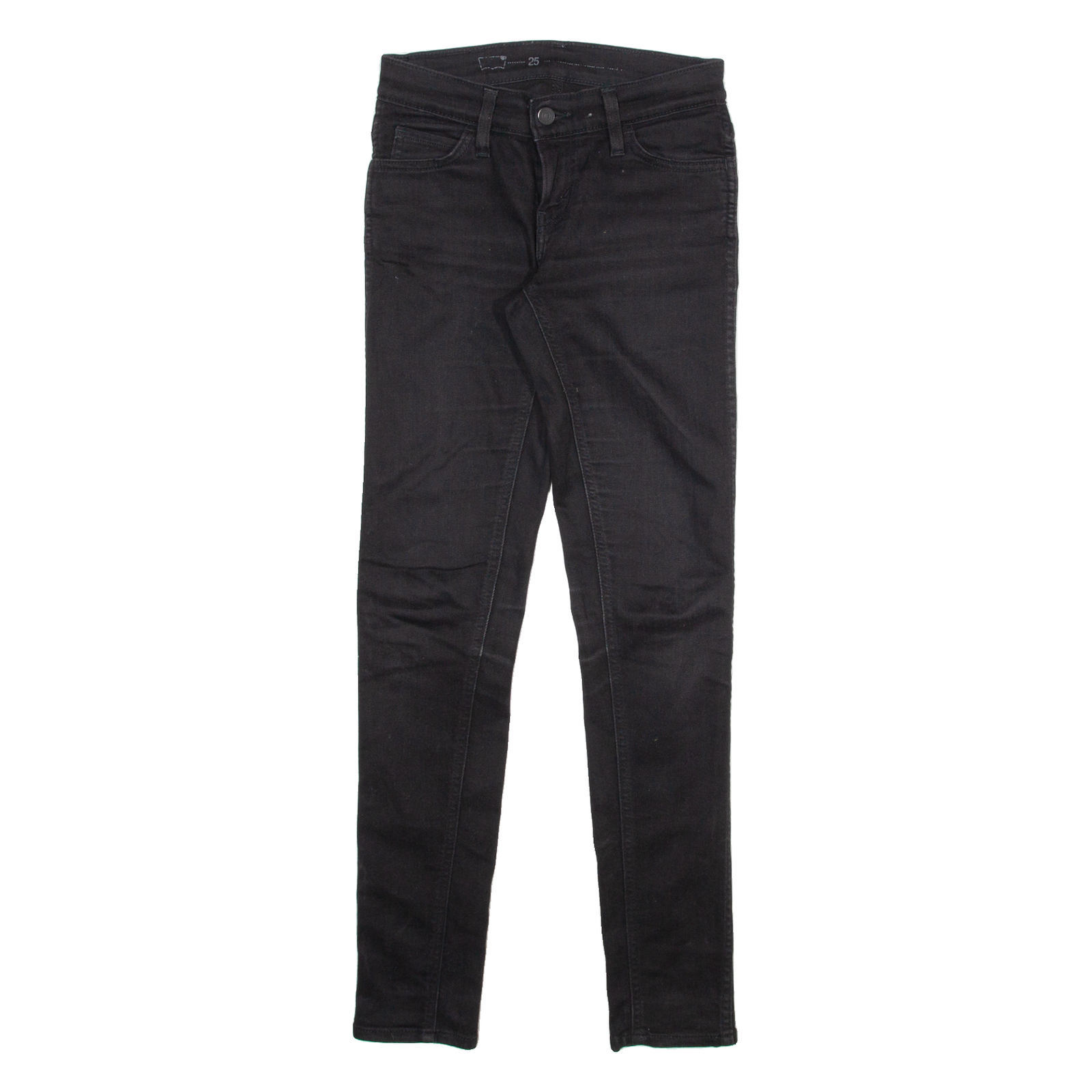 LEVI'S Womens Jeans Black Slim Skinny W25 L32 Refurbished - N/A refurbished available on Cerqular