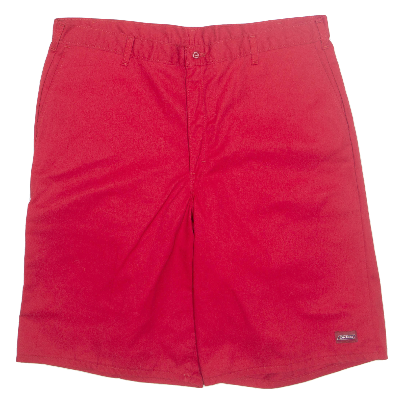 DICKIES Mens Workwear Shorts Red 2XL W42 Refurbished - N/A refurbished available on Cerqular