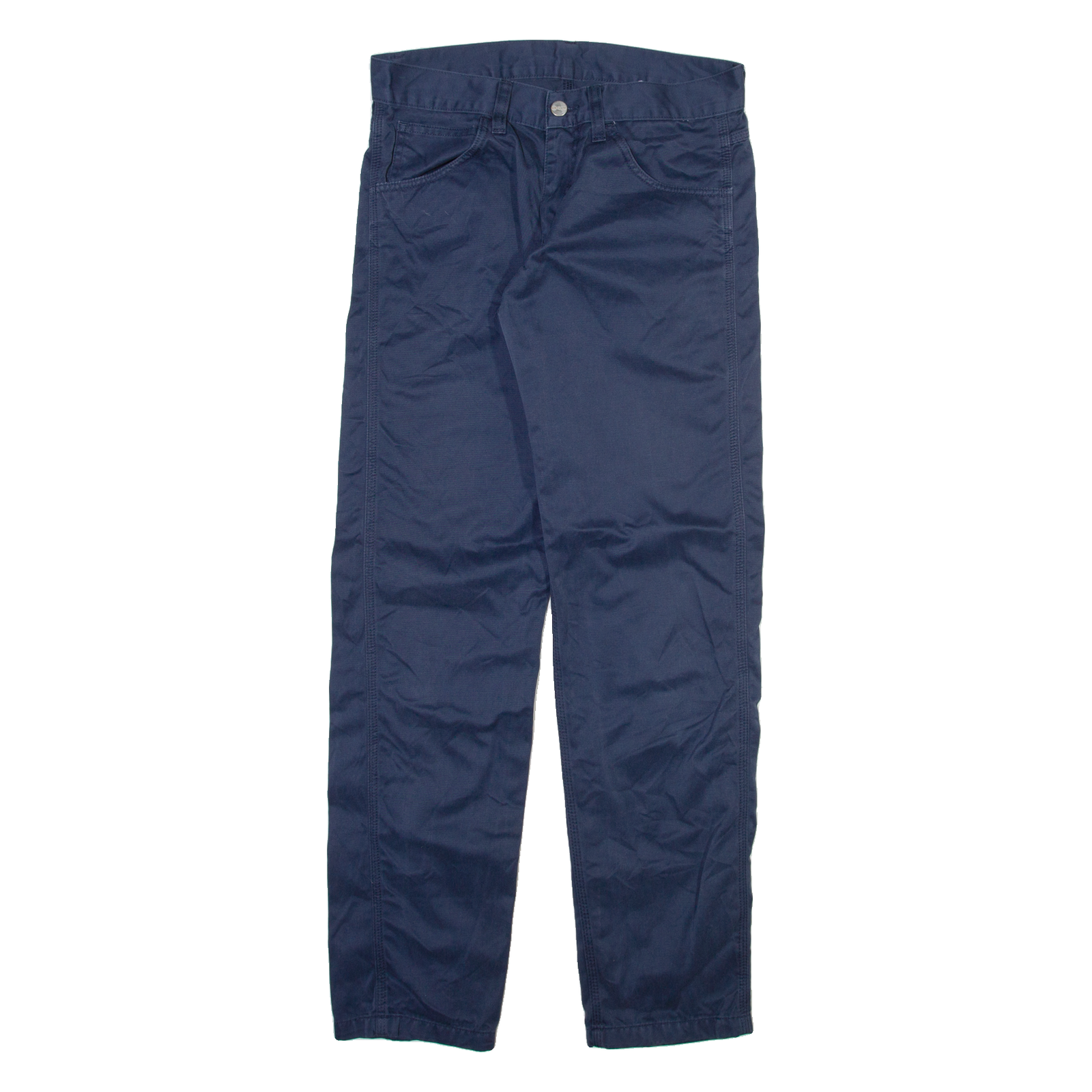 CARHARTT Mens Trousers Blue Regular Straight W28 L32 Refurbished - N/A refurbished available on Cerqular