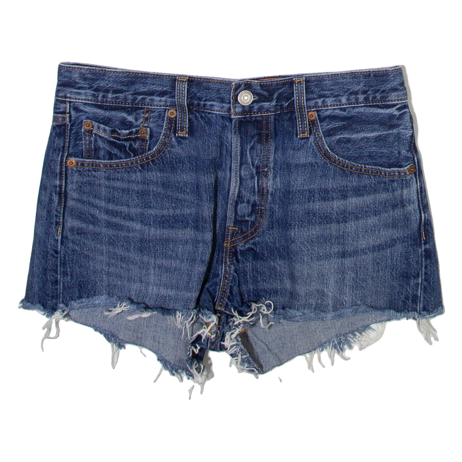 LEVI'S 501 Womens Denim Shorts Blue M W30 Refurbished - N/A refurbished available on Cerqular