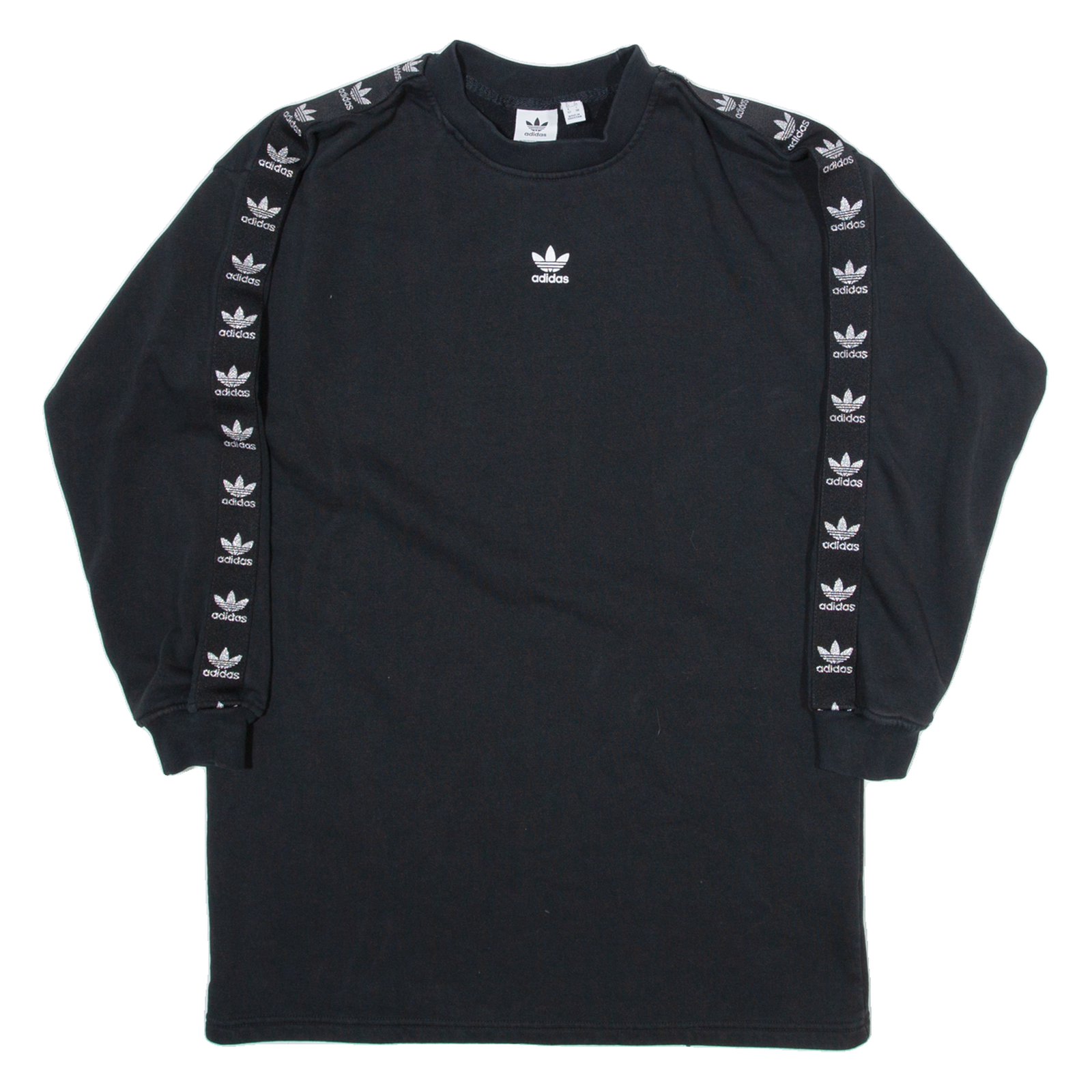 ADIDAS Womens Sweatshirt Black UK 6 Refurbished - N/A refurbished available on Cerqular