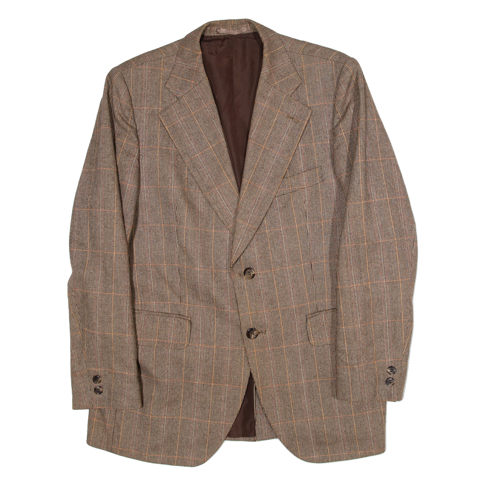 HIGHWOOD Mens Blazer Jacket Beige Wool Check M Refurbished - N/A refurbished available on Cerqular