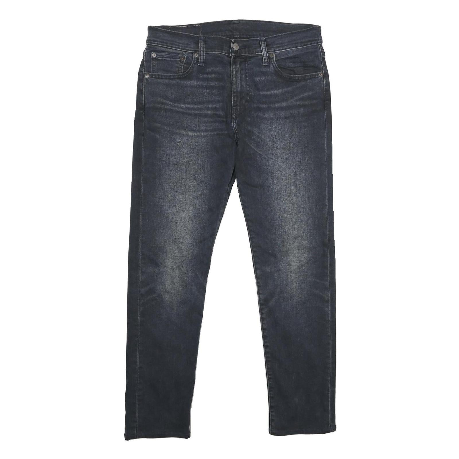 LEVI'S 512 Tapered Mens Jeans Blue Slim Tapered Denim Medium W30 L28 Cotton Refurbished - N/A refurbished available on Cerqular