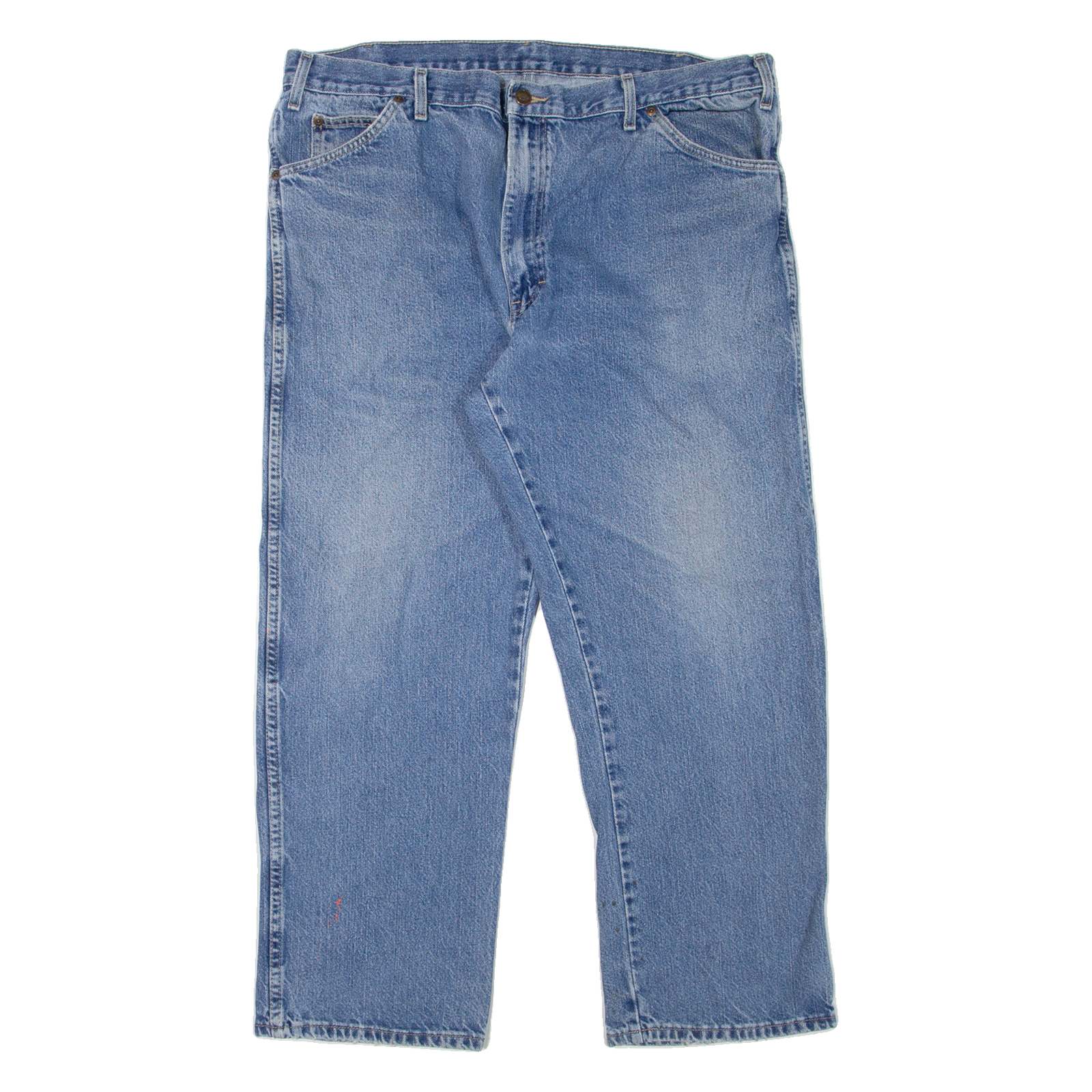 DICKIES Workwear Mens Jeans Blue Regular Straight Stone Wash W38 L28 Refurbished - N/A refurbished available on Cerqular