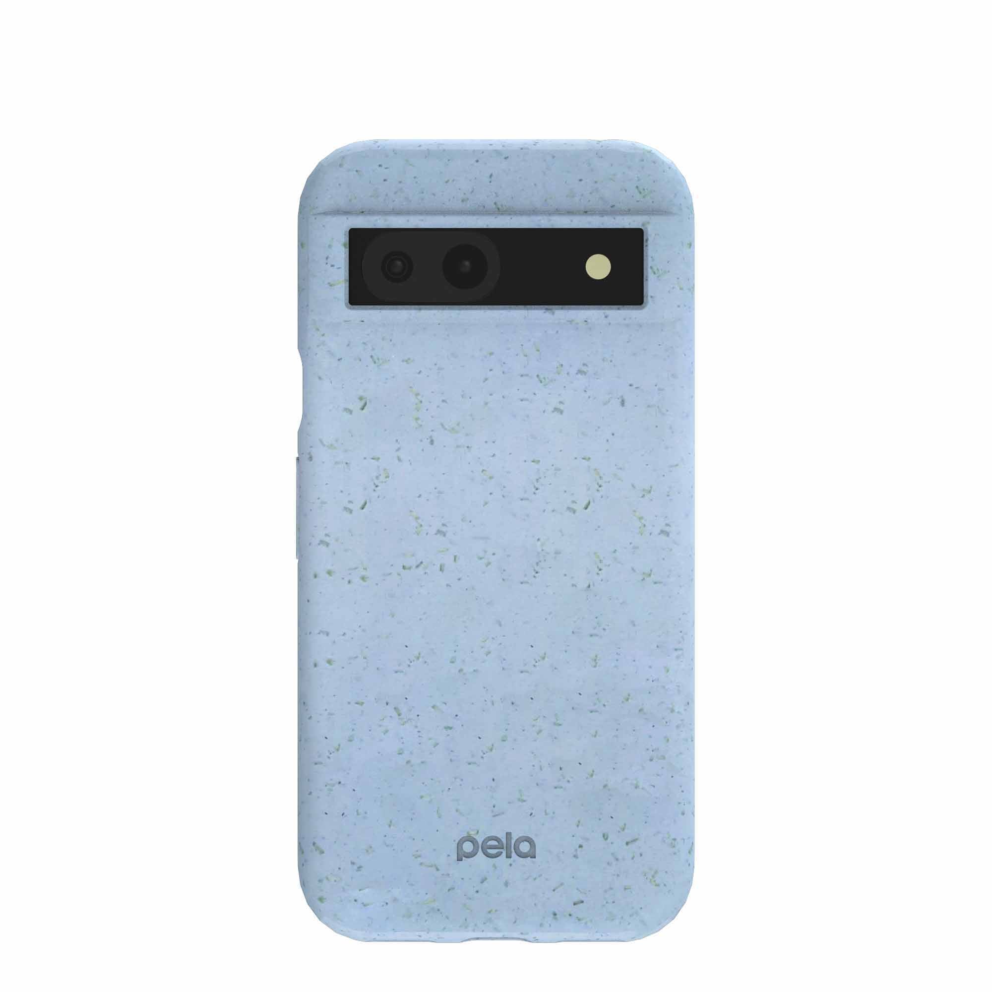 Powder Blue Google Pixel 8a Phone Case Refurbished - Pela Case refurbished available on Cerqular