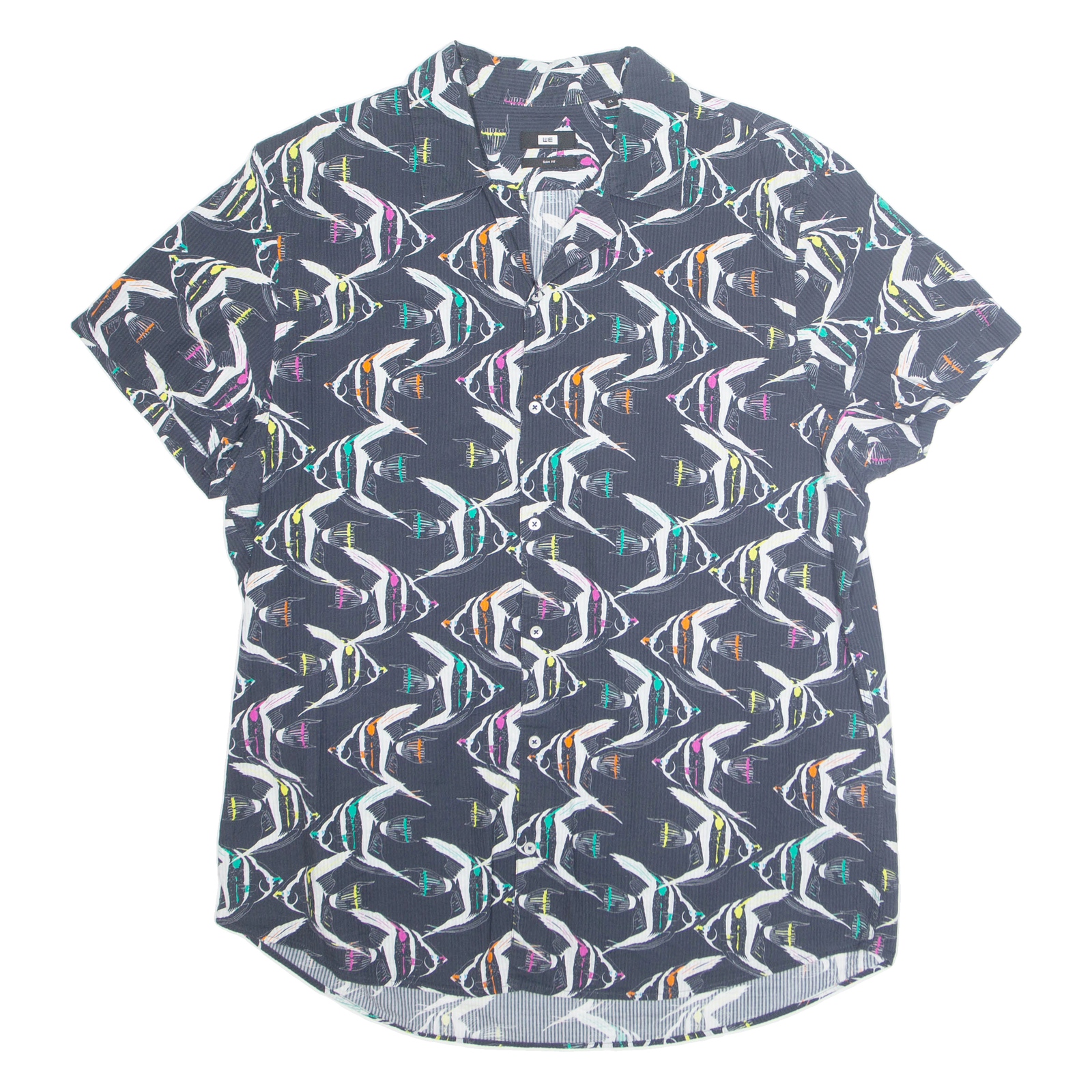 Buy WE Slim Fit Mens Hawaiian Shirt Black Animal Print XL Refurbished - $10.91 WE Slim Fit Mens Hawaiian Shirt Black Animal Print XL Refurbished - N/A refurbished available on Cerqular