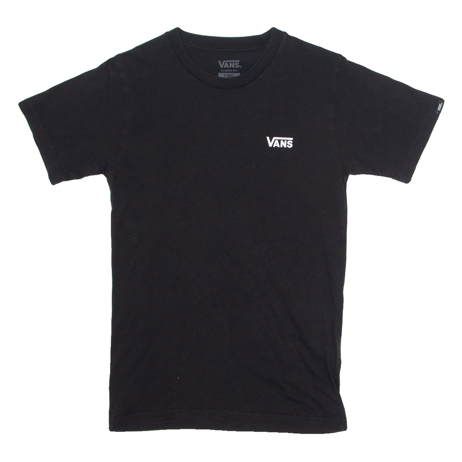VANS Mens T-Shirt Black XS Refurbished - N/A refurbished available on Cerqular