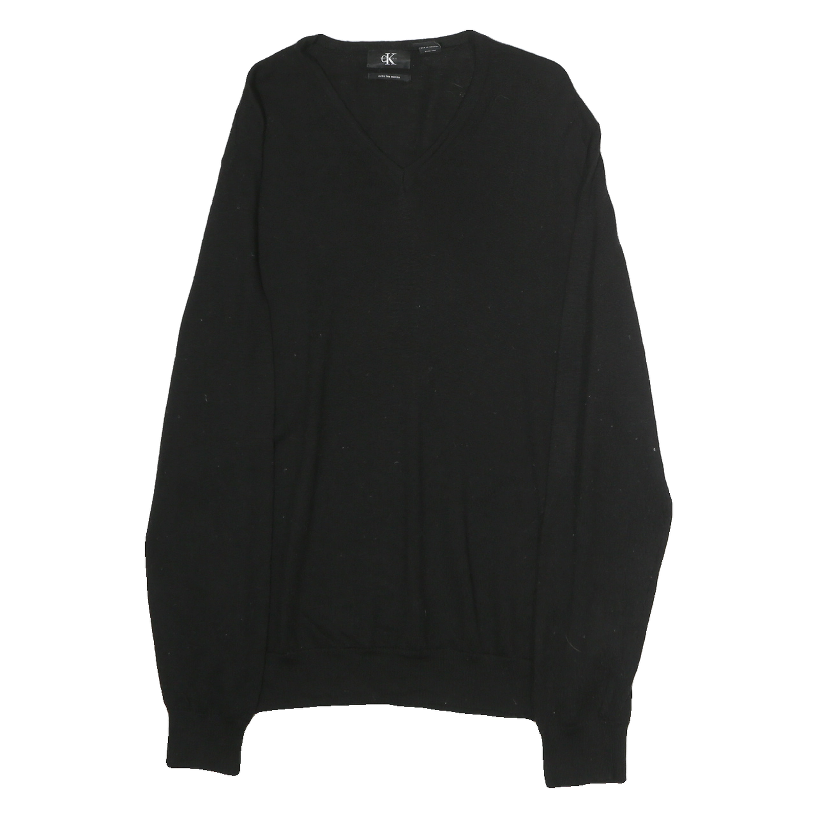 Buy CALVIN KLEIN Mens Black Plain Pullover V-Neck Basic Knit L Cotton Jumper Refurbished - $29.89 CALVIN KLEIN Mens Black Plain Pullover V-Neck Basic Knit L Cotton Jumper Refurbished - N/A refurbished available on Cerqular