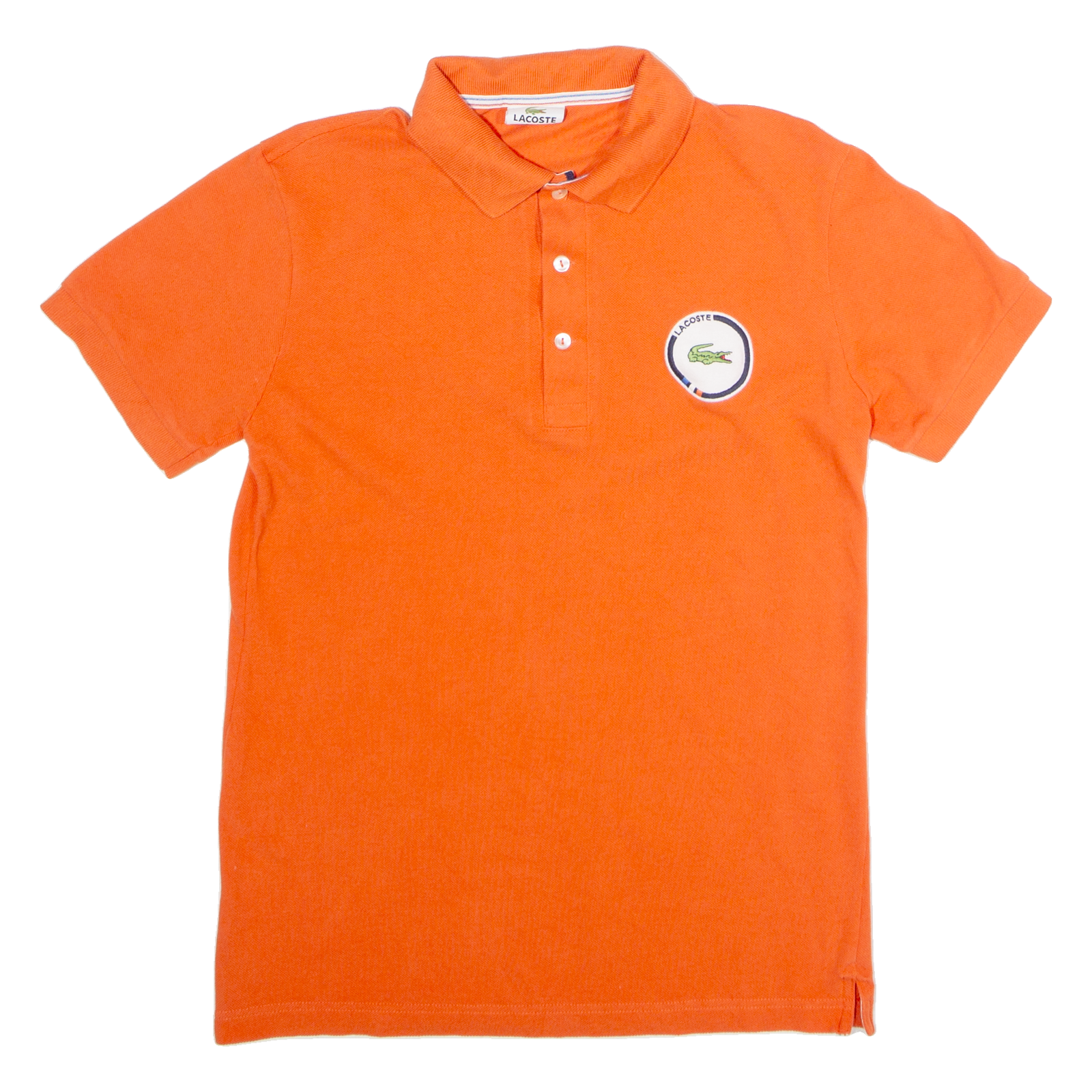 LACOSTE Slim Fit Mens Polo Shirt Orange S Refurbished - N/A refurbished available on Cerqular
