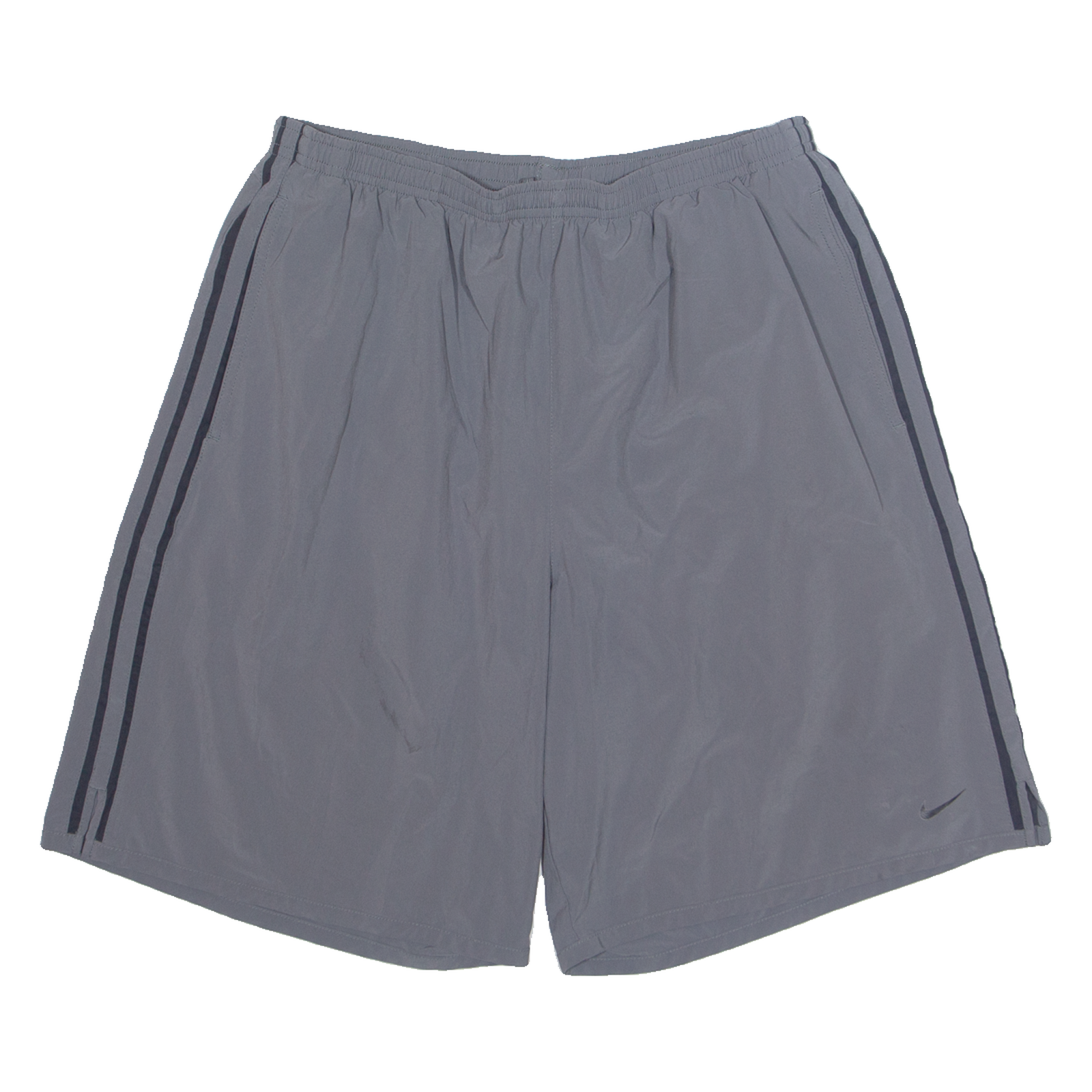 NIKE Mens Sports Shorts Grey Relaxed L W28 Refurbished - N/A refurbished available on Cerqular