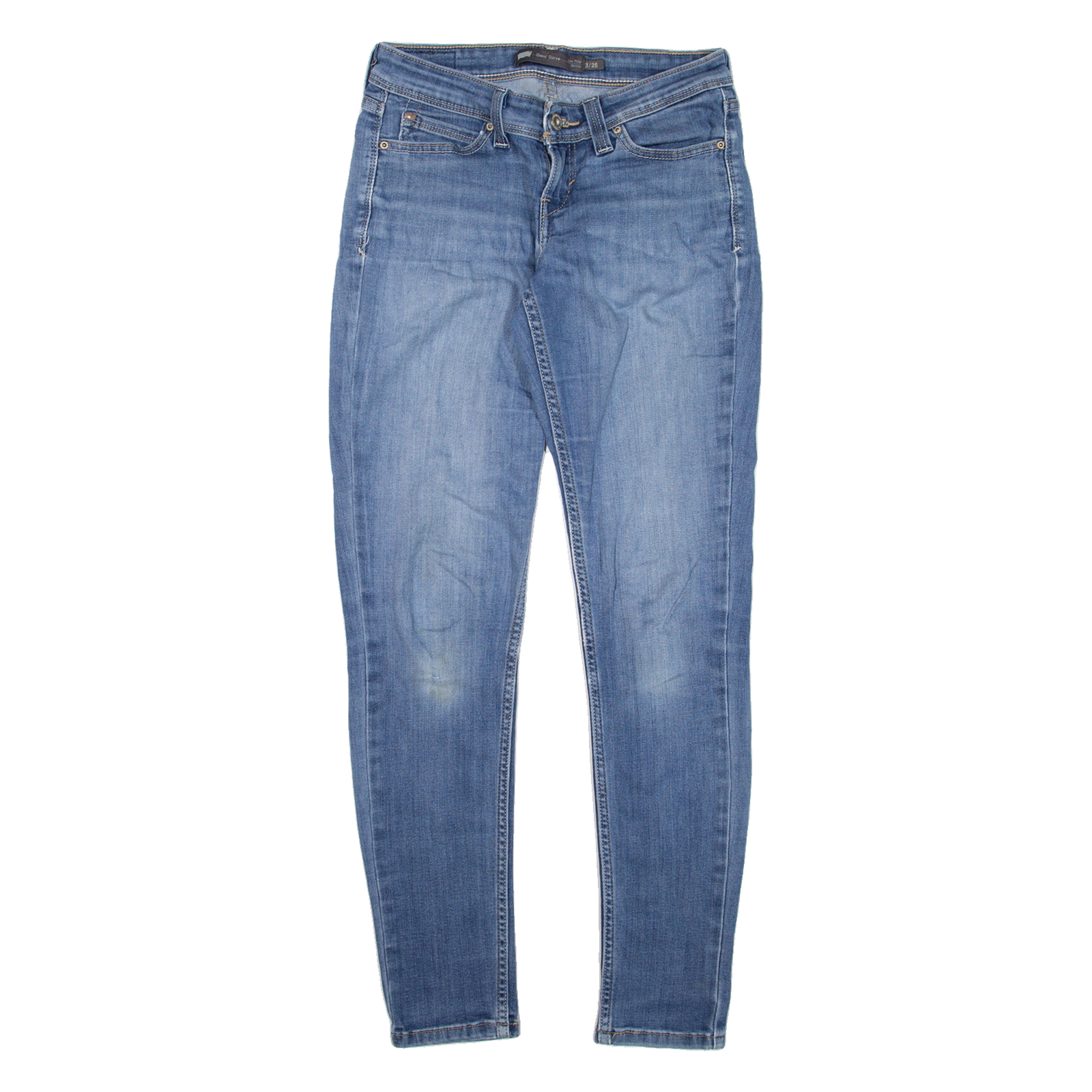 LEVI'S Low Rise Womens Jeans Blue Slim Skinny W26 L29 Refurbished - N/A refurbished available on Cerqular