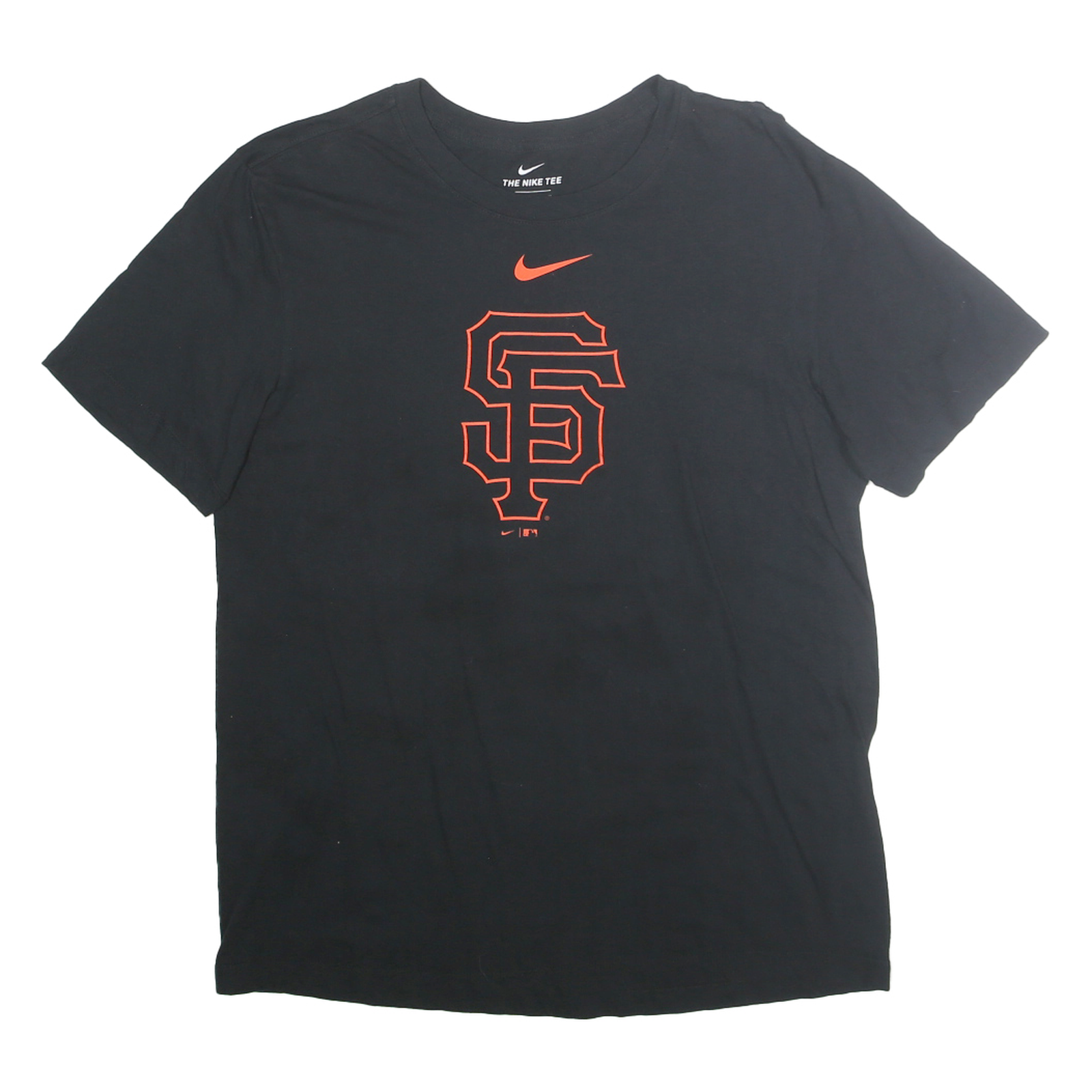NIKE Mens Black San Francisco Graphic T-Shirt M Short Sleeve Crew Neck Cotton Refurbished - N/A refurbished available on Cerqular