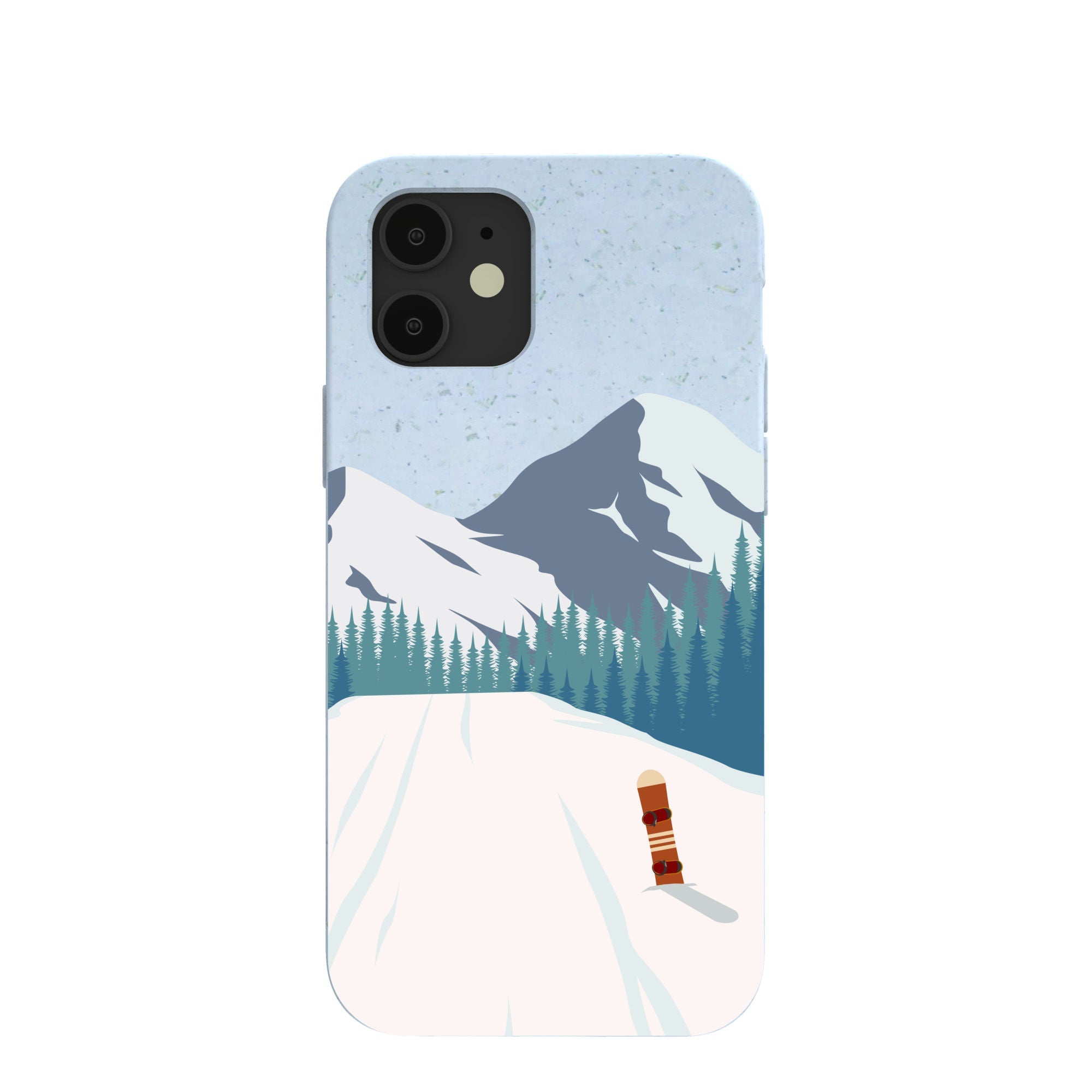 Powder Blue Shredding Peaks iPhone 12/ iPhone 12 Pro Case Refurbished - Pela Case refurbished available on Cerqular