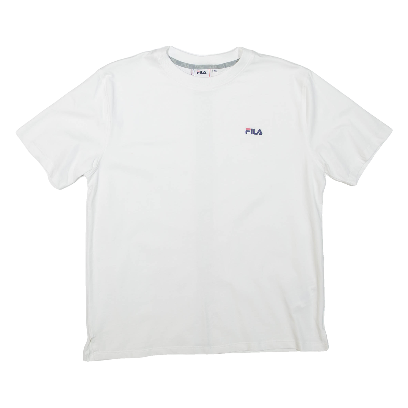 FILA Mens T-Shirt White Crew Neck M Refurbished - N/A refurbished available on Cerqular