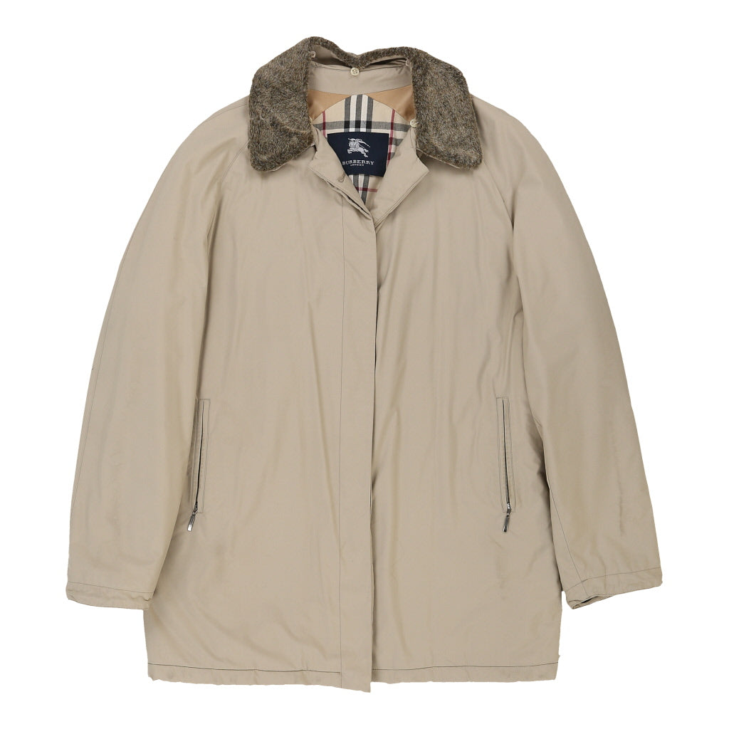 Burberry Jacket - XL Beige Acrylic Blend | Size: x-large Refurbished - N/A (Preloved Designer is not a specific brand, it refurbished available on Cerqular