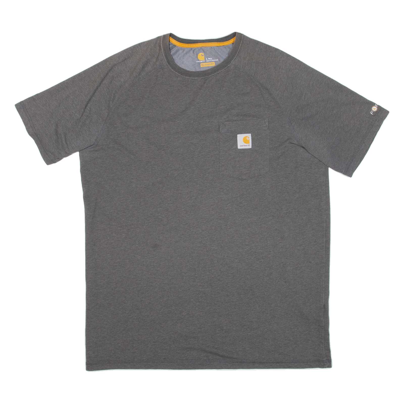 CARHARTT Tall Relaxed Fit Mens T-Shirt Grey L Refurbished - N/A refurbished available on Cerqular