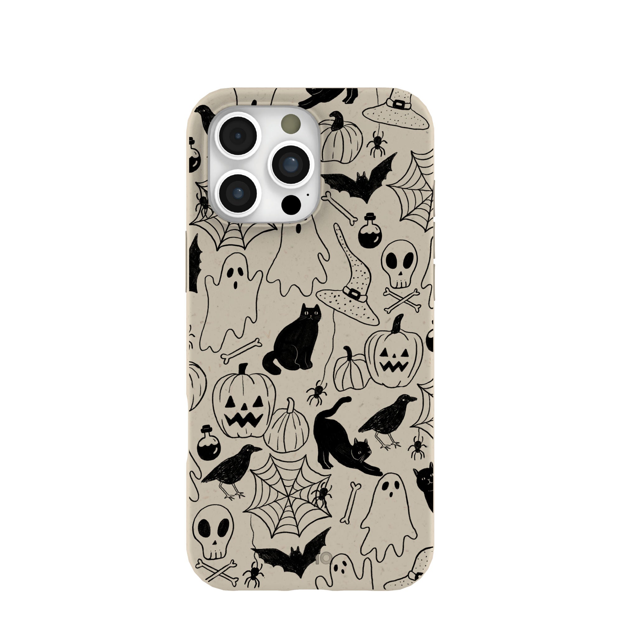 London Fog Sketchy Spirits iPhone 16 Pro Max Case Refurbished - Pela Case refurbished available on Cerqular
