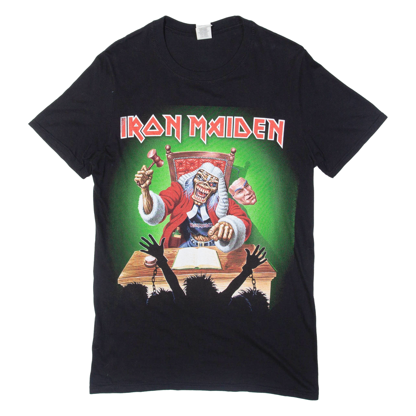 GILDAN Iron Maiden Mens Band T-Shirt Black S Refurbished - N/A refurbished available on Cerqular
