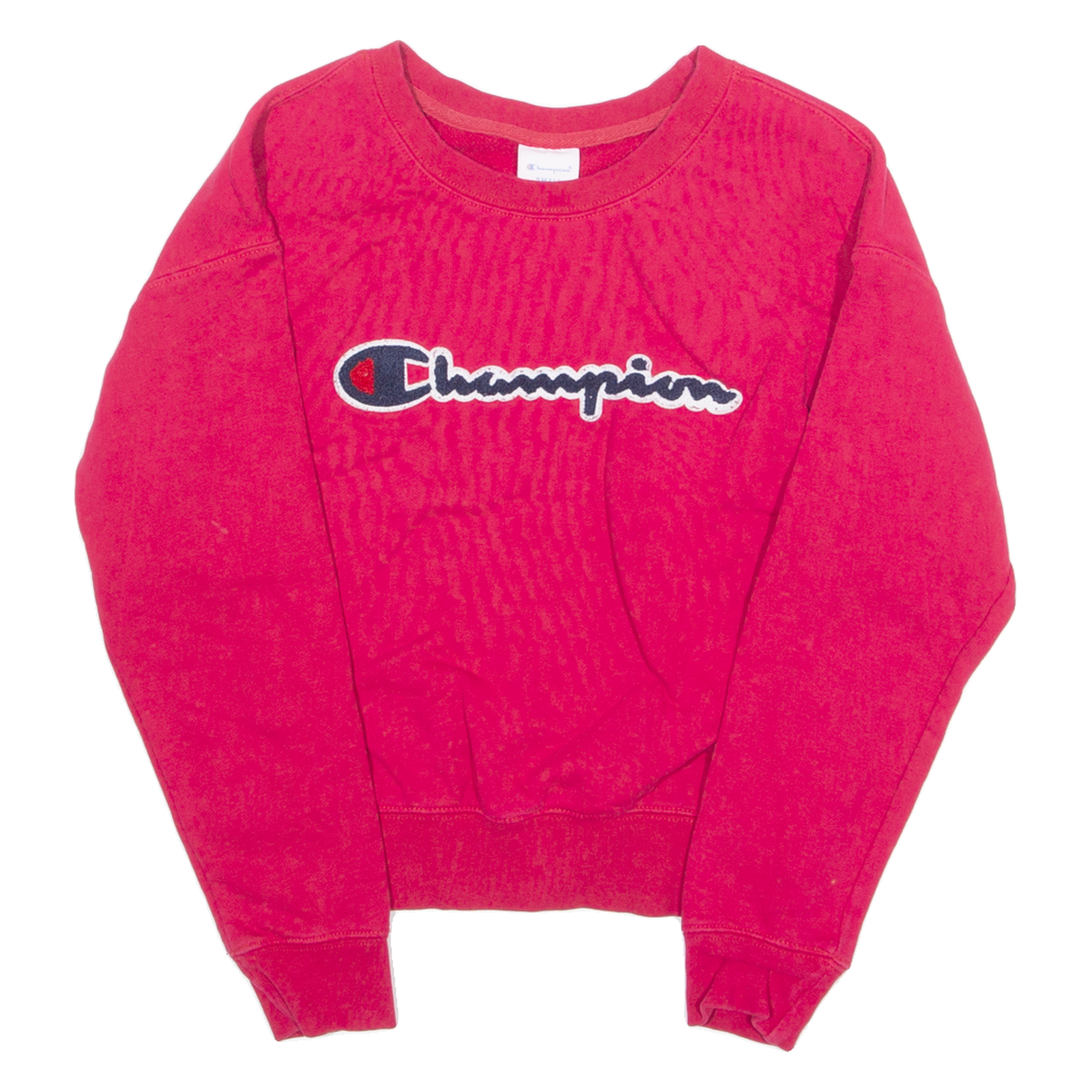 CHAMPION Womens Sweatshirt Red S Refurbished - N/A refurbished available on Cerqular