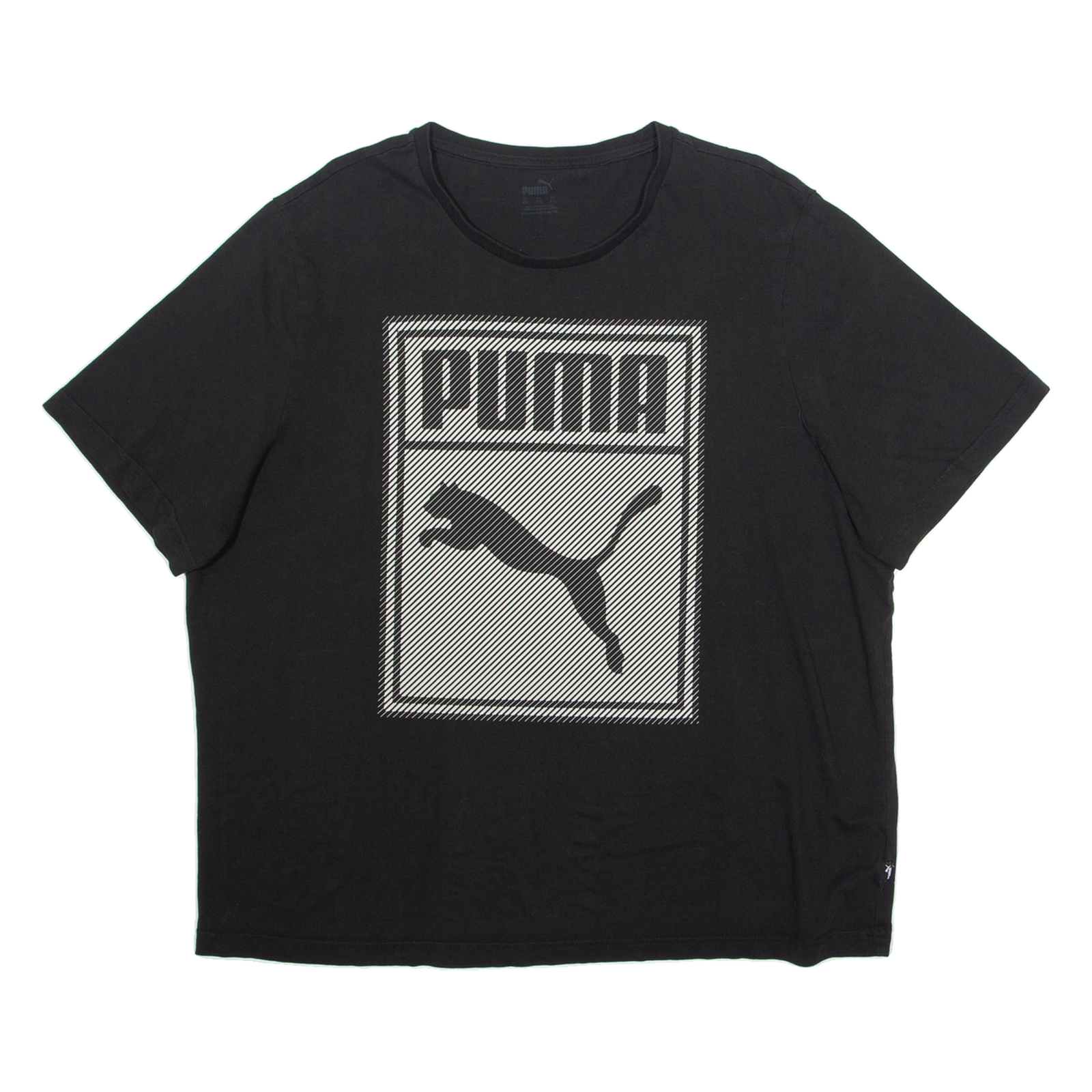 PUMA Mens T-Shirt Black 2XL Refurbished - N/A refurbished available on Cerqular