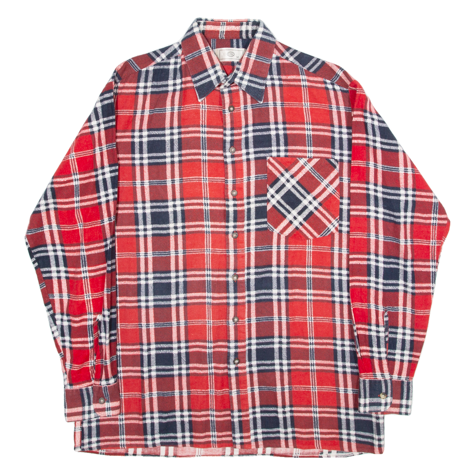 C&A Mens Shirt Red Check Long Sleeve M Refurbished - N/A refurbished available on Cerqular